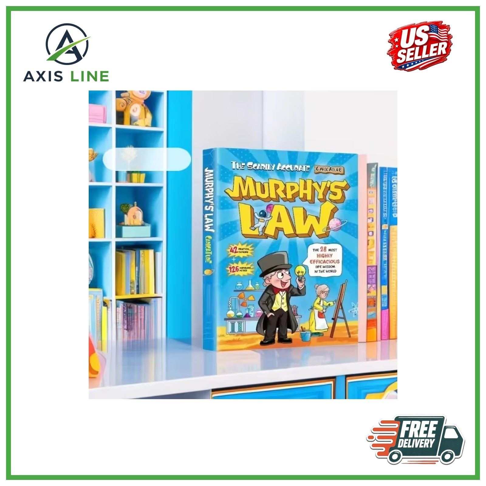 Murphy’s Law Learning Book for Kids 8-12 with 128 Pages Paperback Illustrated