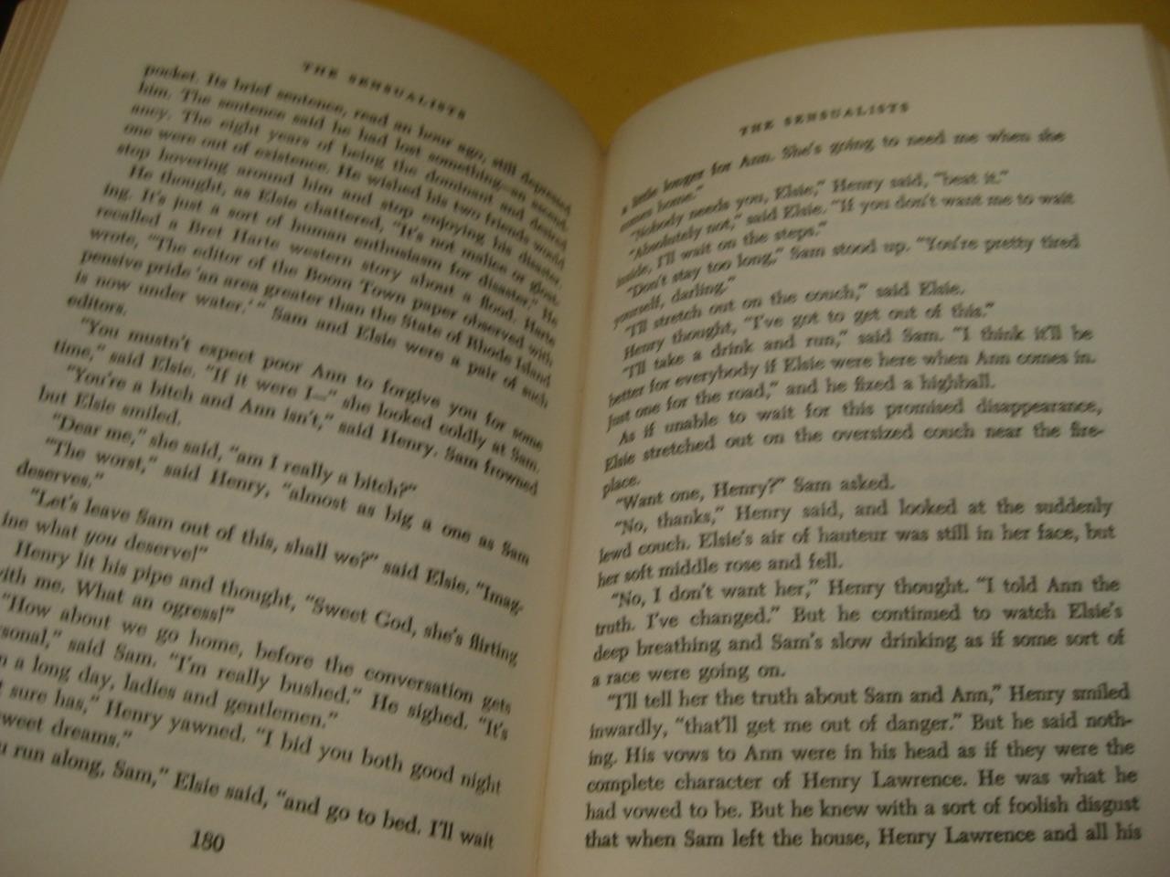 The Sensualists by Ben Hecht ~ 1959 FIRST EDITION