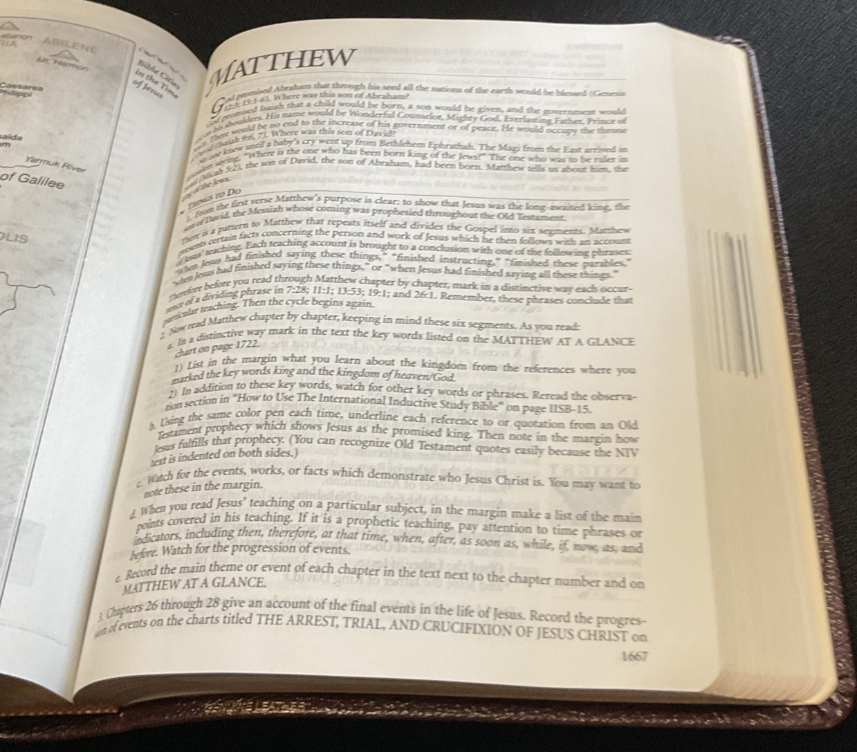 The International Inductive Study Bible NASB Burgundy Genuine Leather Brand New