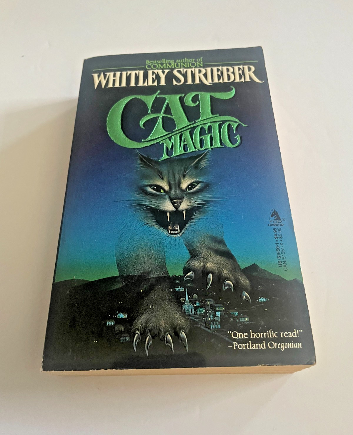 Cat Magic – Whitley Strieber – Vintage Horror Paperback – ( 1986 ) 1st Print VG