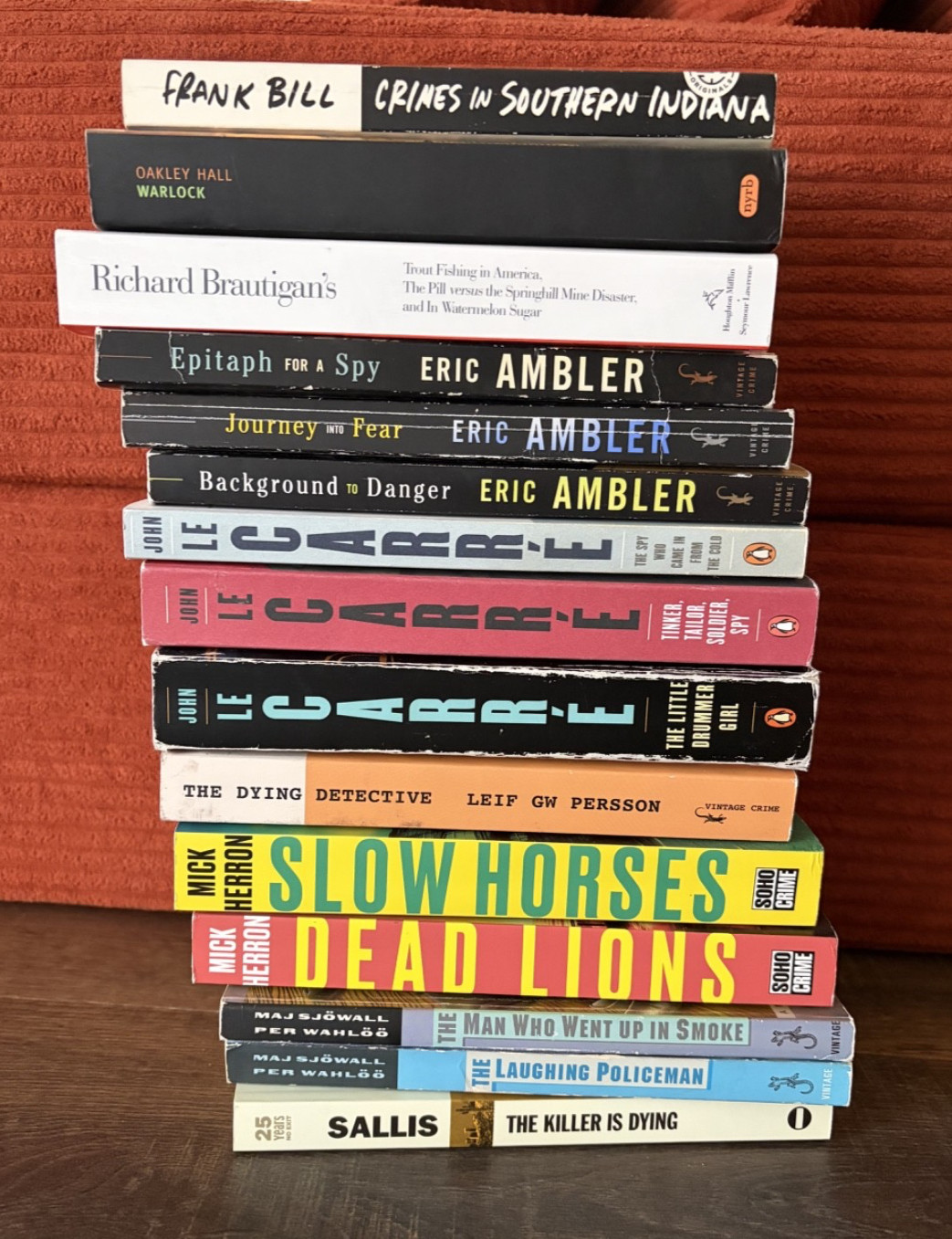 Crime Fic 15-book lot LeCarre Brautigan NYRB noir Black Lizard Beat Generation