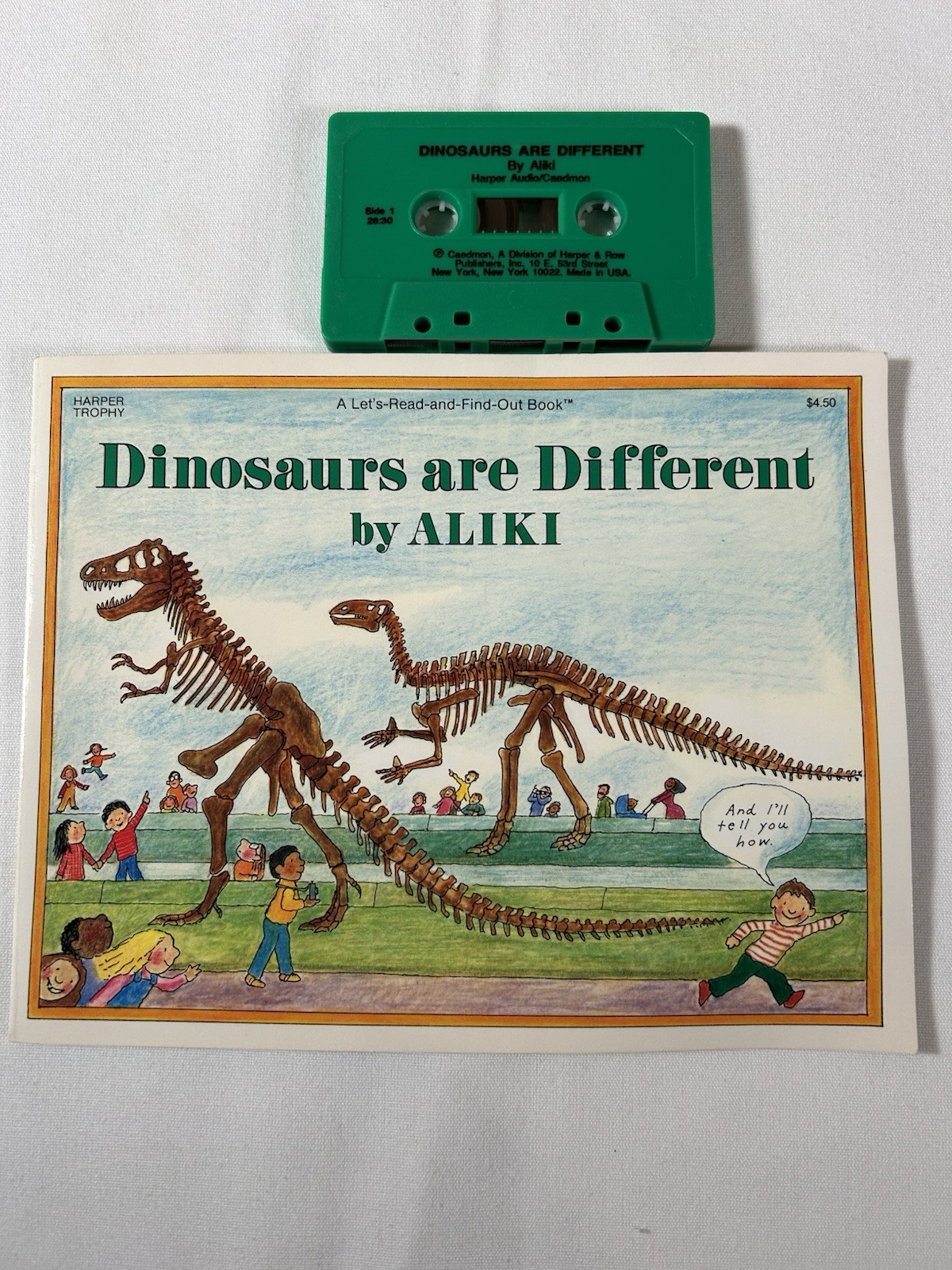 Dinosaurs Are Different Book and Tape (Let’s-Read-and-Find-Out Book). 1985
