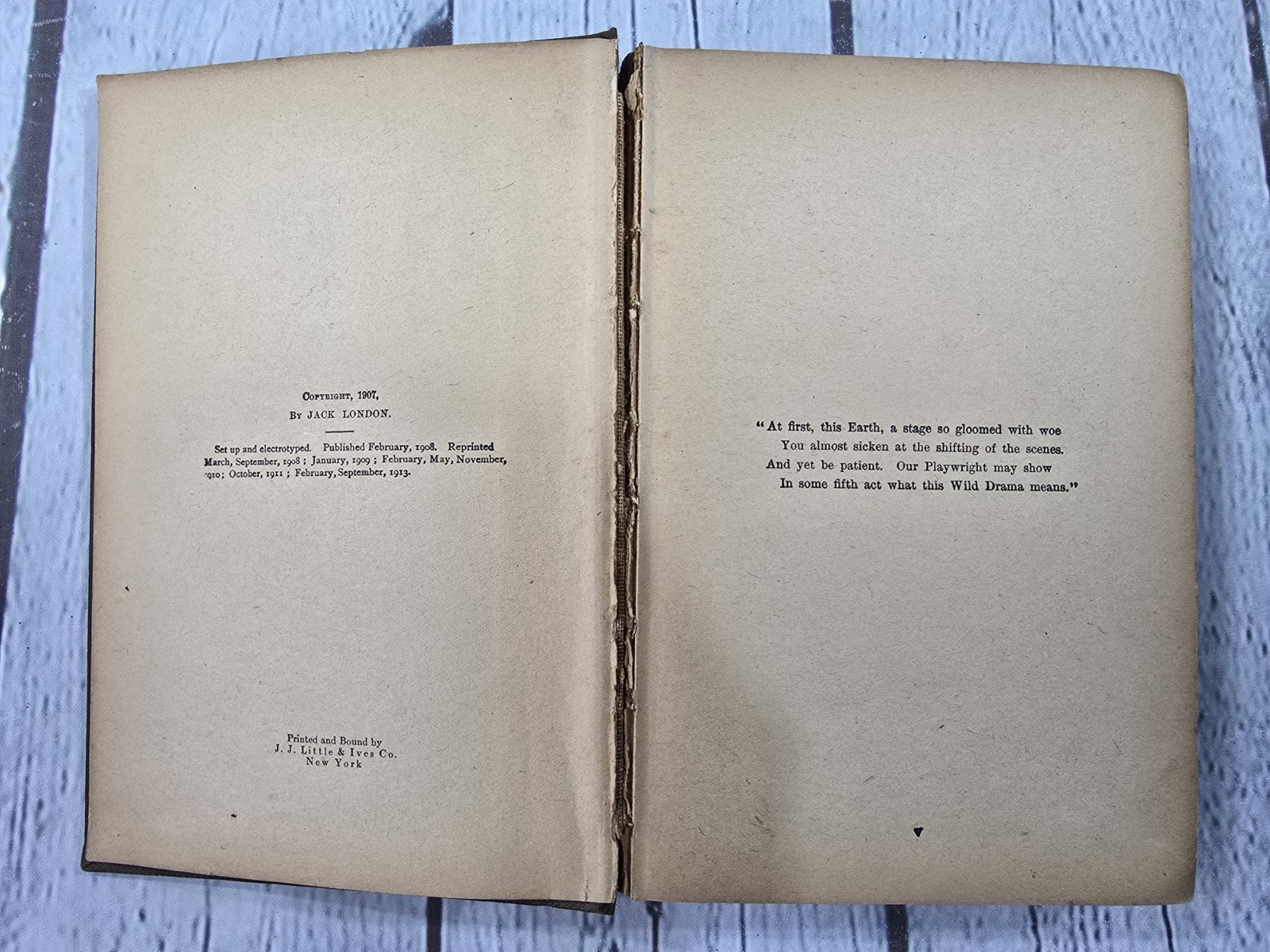 The Iron Heel By Jack London Antique 1913 Hardcover Dystopian Novel Good
