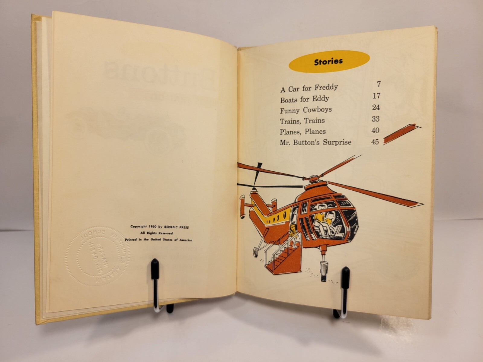 McCall, Edith S. – The Buttons See Things That Go (The Button Books) – 1960 – HC