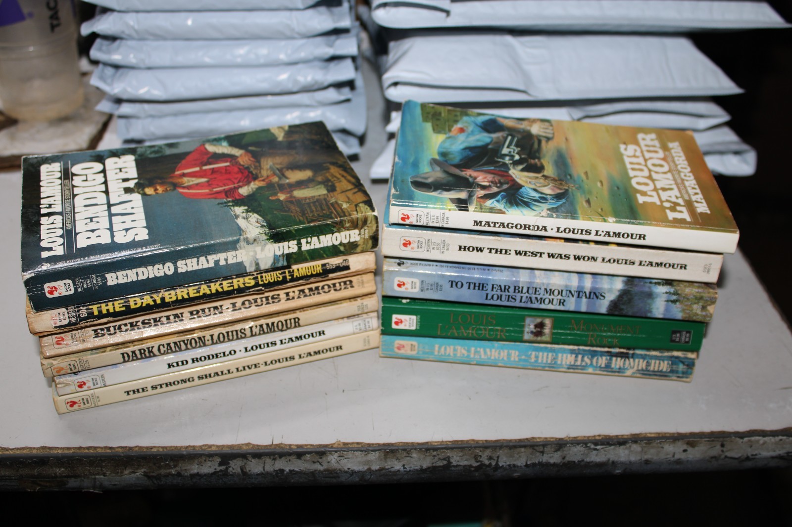 Louis L’Amour Vintage Paperback Set Of 10 Books