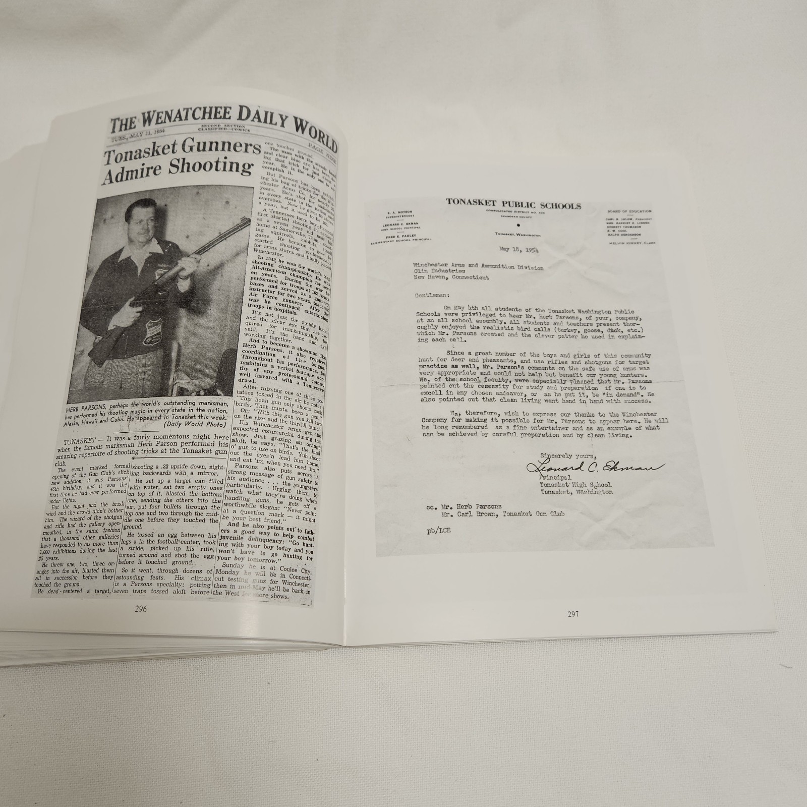 Showman Shooter The Life and Times of Herb Parsons Winchester Shotguns Rifles