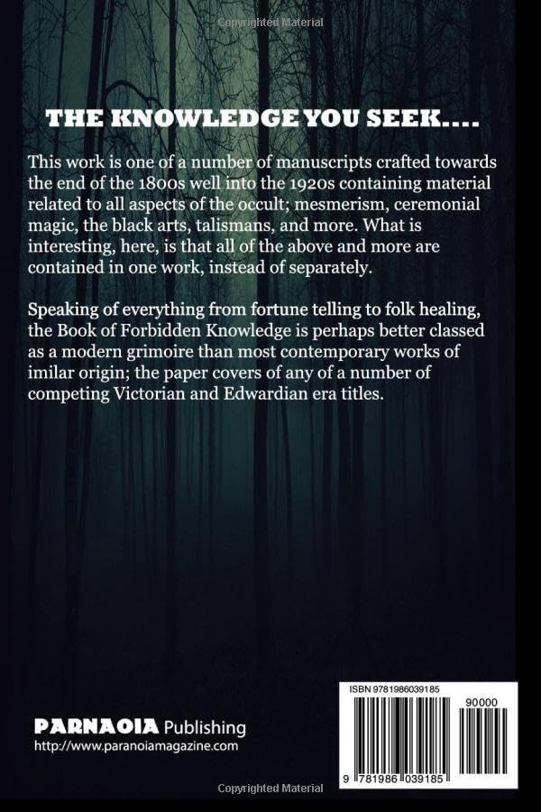 The Book of Forbidden Knowledge: Black Magic, Superstition, Charms
