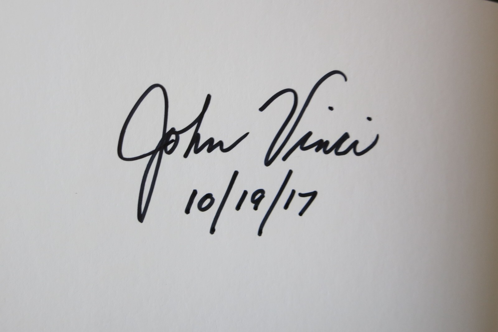 ~Signed~ by JOHN VINCI: LIFE AND LANDMARKS By Robert Sharoff & William Zbaren HC