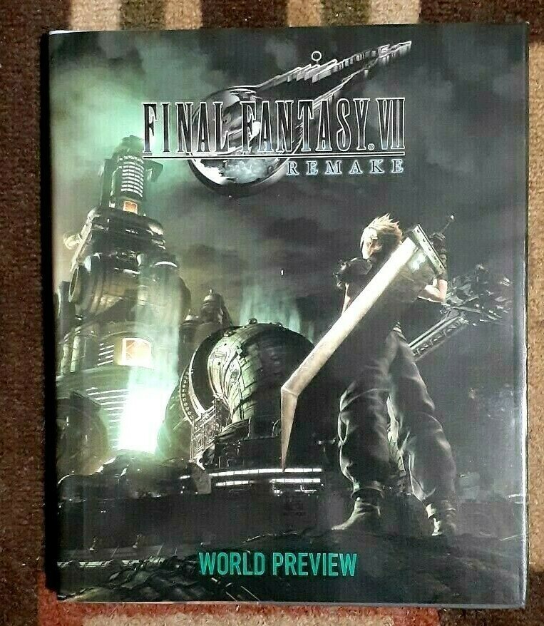 Final Fantasy VII Remake World Preview Hardback Art Book