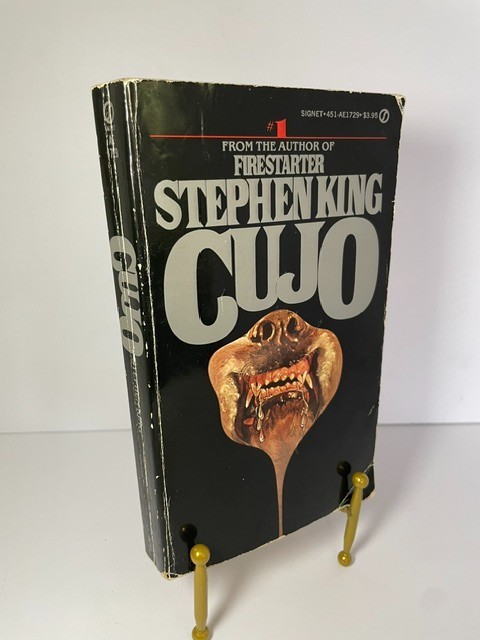 Vintage 1982 Stephen King Cujo PB 1st Signet Printing Horror Novel VG