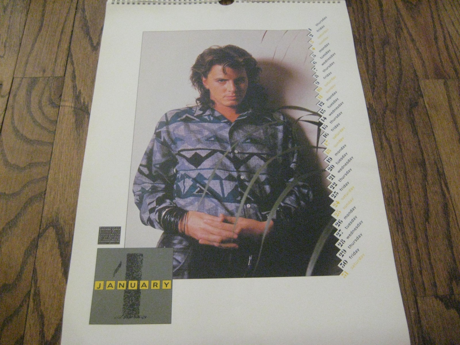 Duran Duran 1987 Calendar
