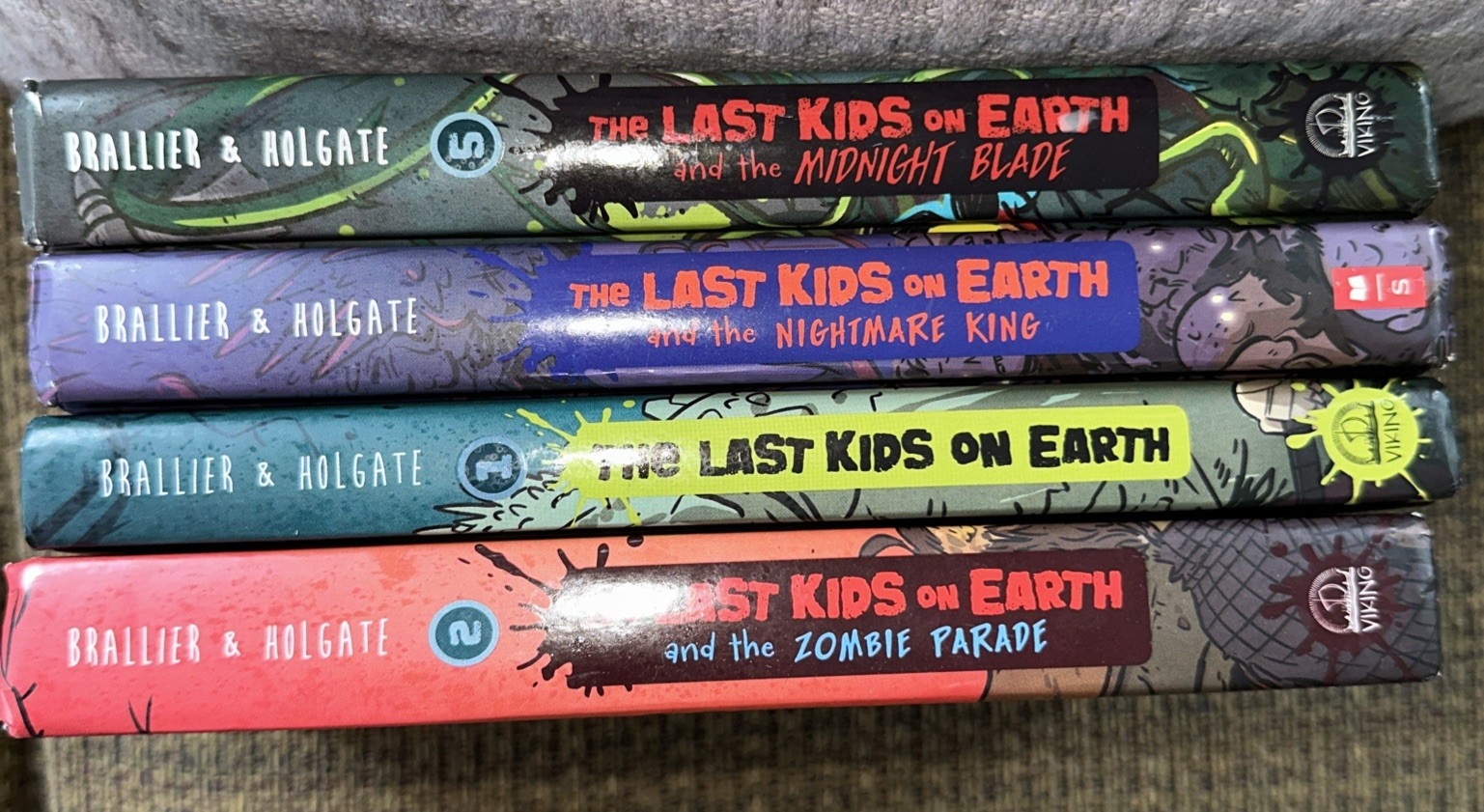 Lot Of 4 The Last Kids On Earth Series HC Books Brallier Netflix Incl Target Ex
