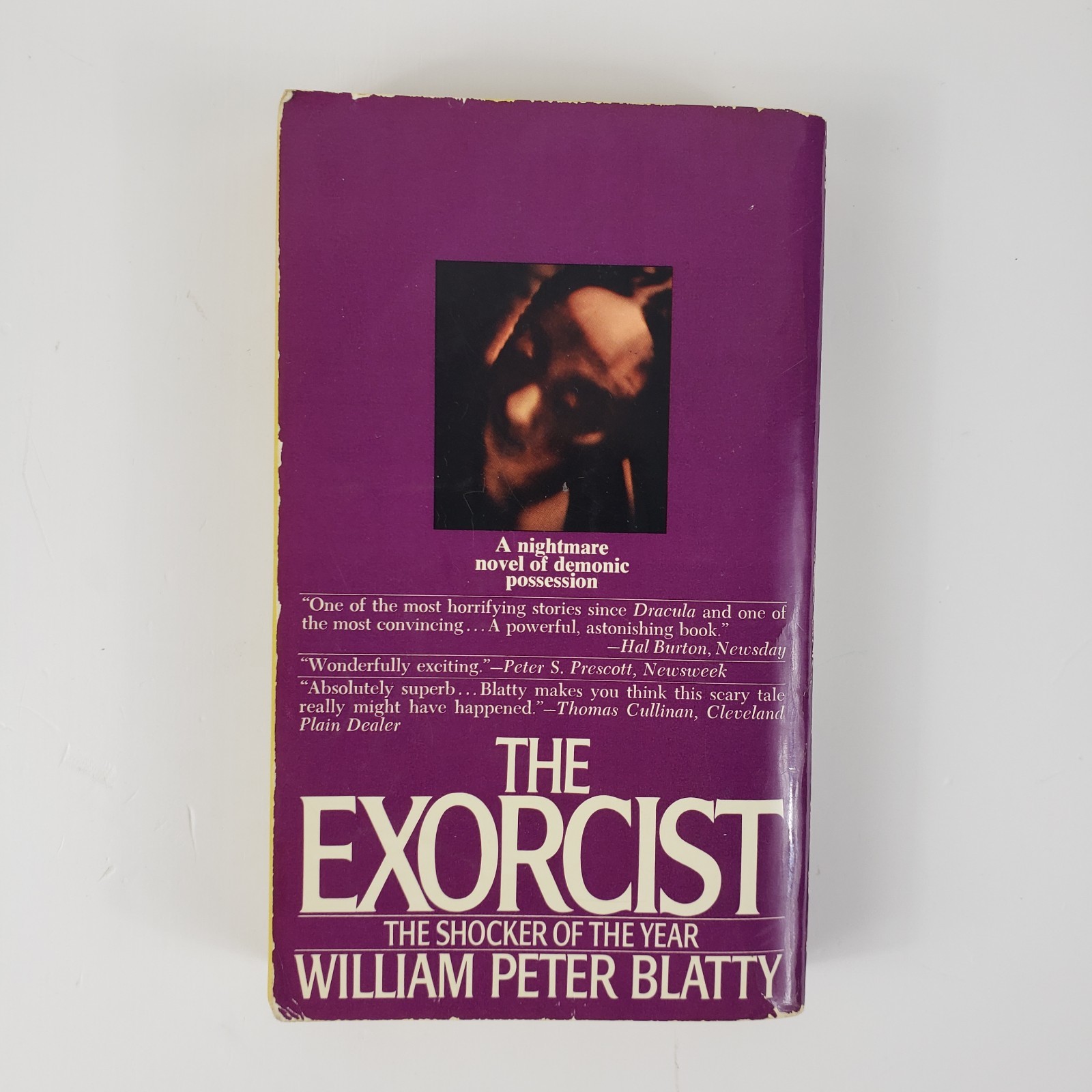 The Exorcist William Peter Blatty 1972 Bantam Paperback Horror Book