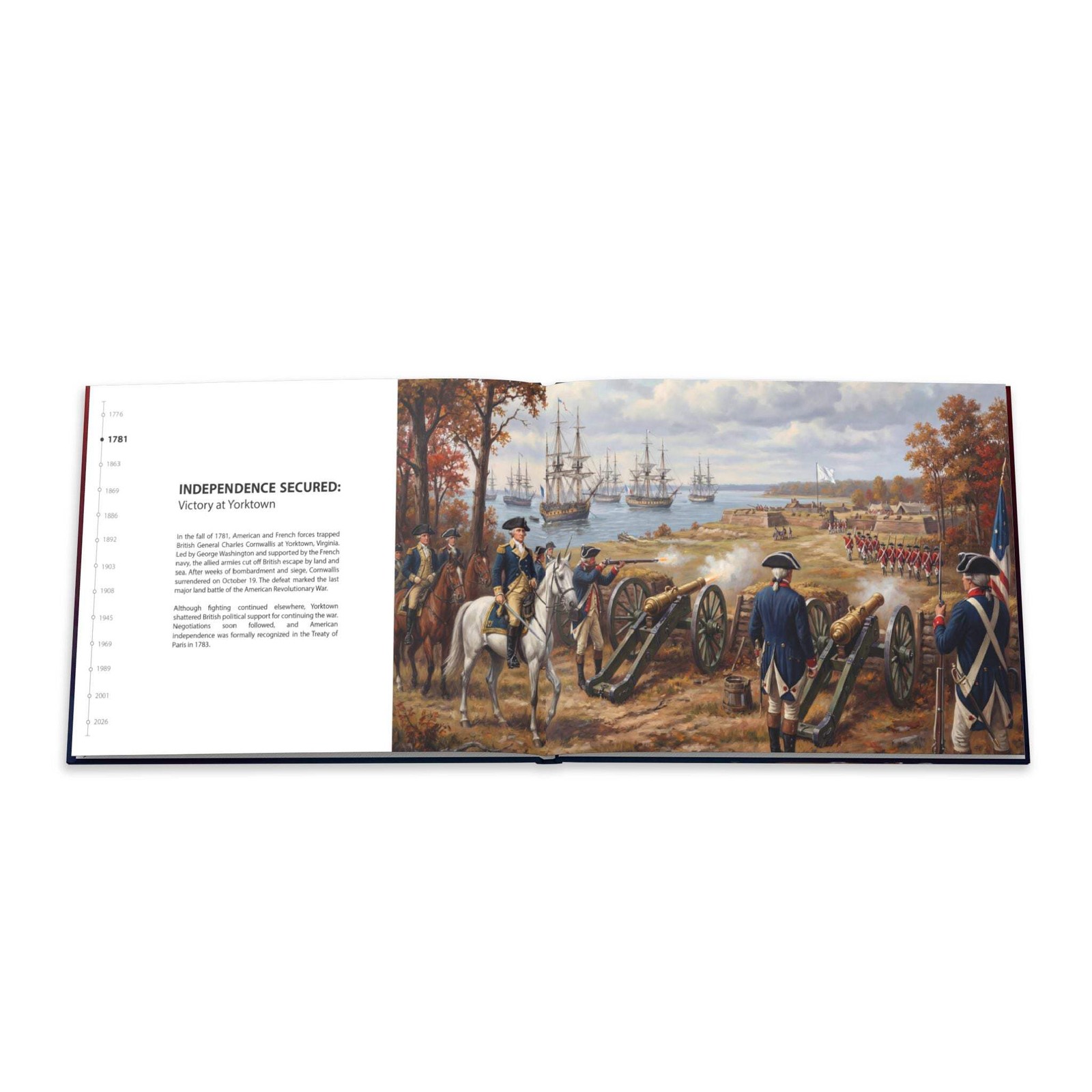 America’s 250th Anniversary Hardcover Coffee Table Book (24 Pages)