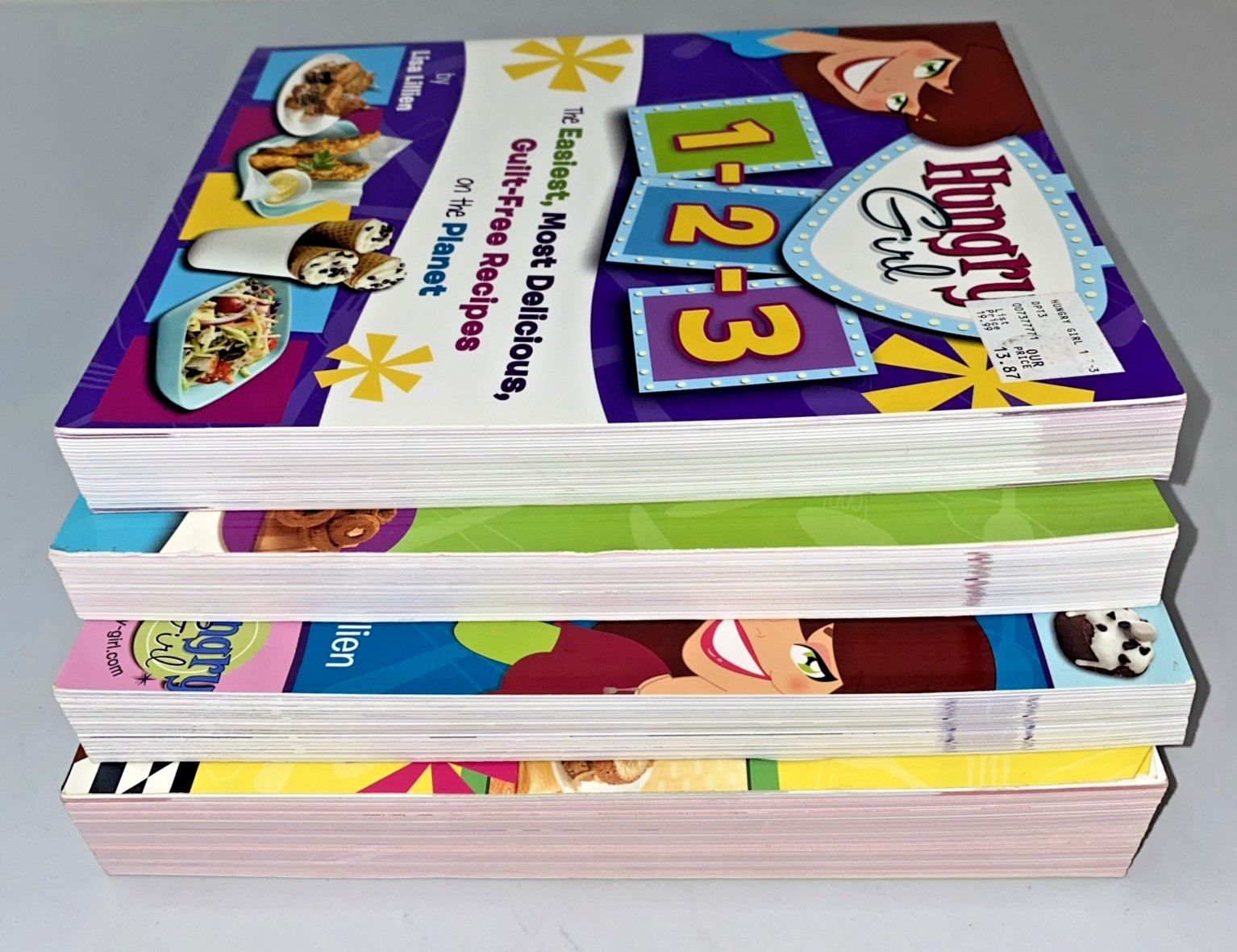 Hungry Girl Books Lot of 4 Lisa Lillien 300 200 1-2-3 Survival Strategies