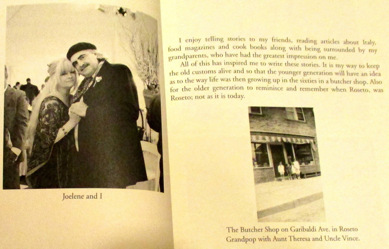 2013 Growing Up in the Butcher Shop by Joseph C. DeFranco SIGNED TPB 78 Pages