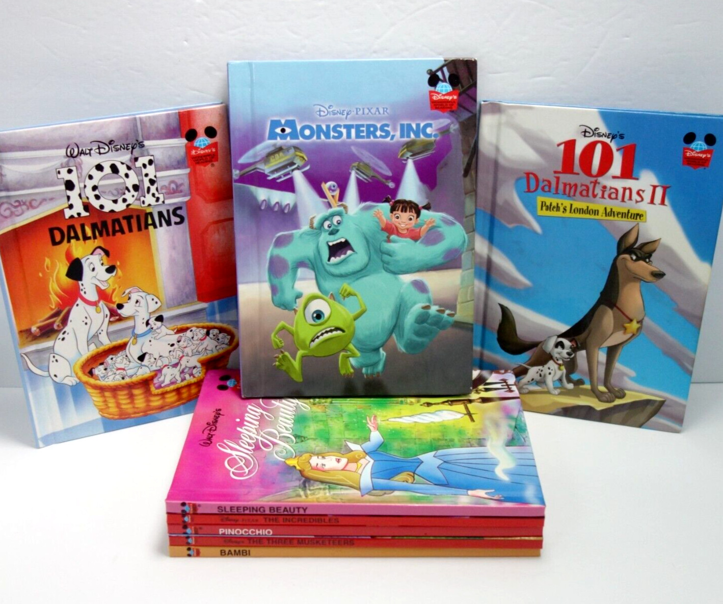 Disney Wonderful World of Reading Book Lot of 8 Sleeping Beauty Bambi Storybooks