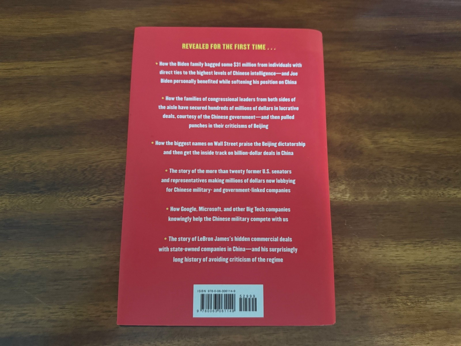 Red-Handed by Peter Schweizer (2022, Hardcover) FREE SHIPPING