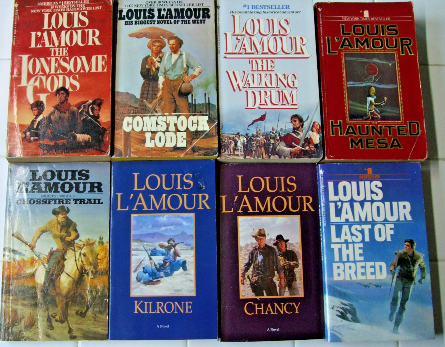 Lot of 53 Vintage Louis L’Amour Paperback Standalone Novels