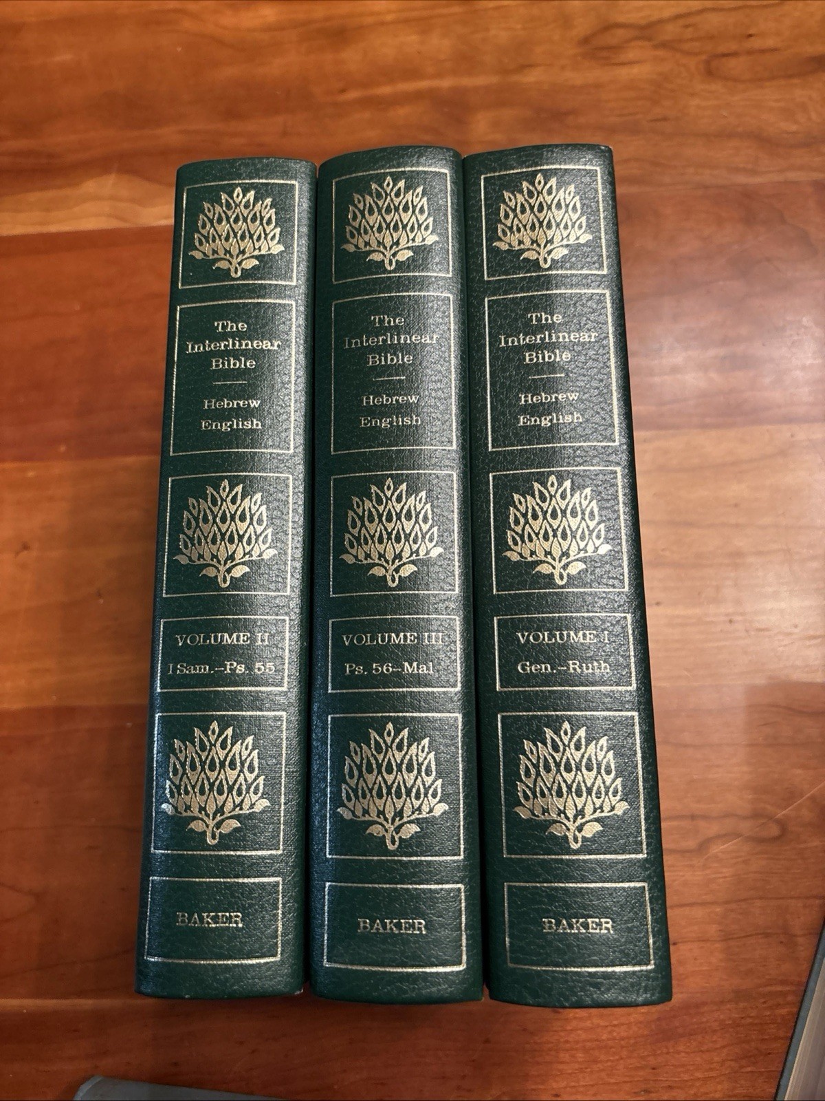 Baker The Interlinear Bible Volumes 1-3 Hebrew English Copy R 1976 1978