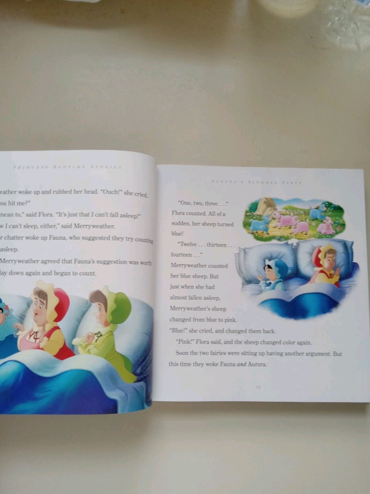Princess Bedtime Stories-2nd Edition by Disney Books (2017, Hardcover)