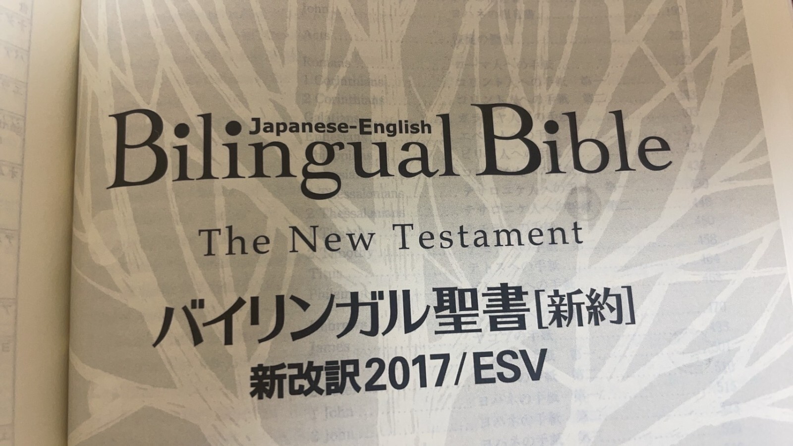 Bilingual Bible Japanese-English Old/New Testament Words of Life ESV in 2017