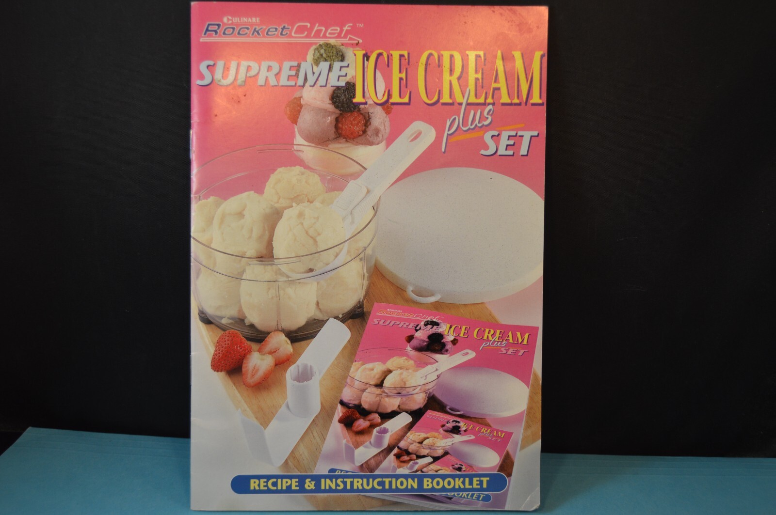 Culinare ROCKET CHEF Supreme Ice Cream “RECIPE & INSTRUCTION BOOKLET” 31 Pages