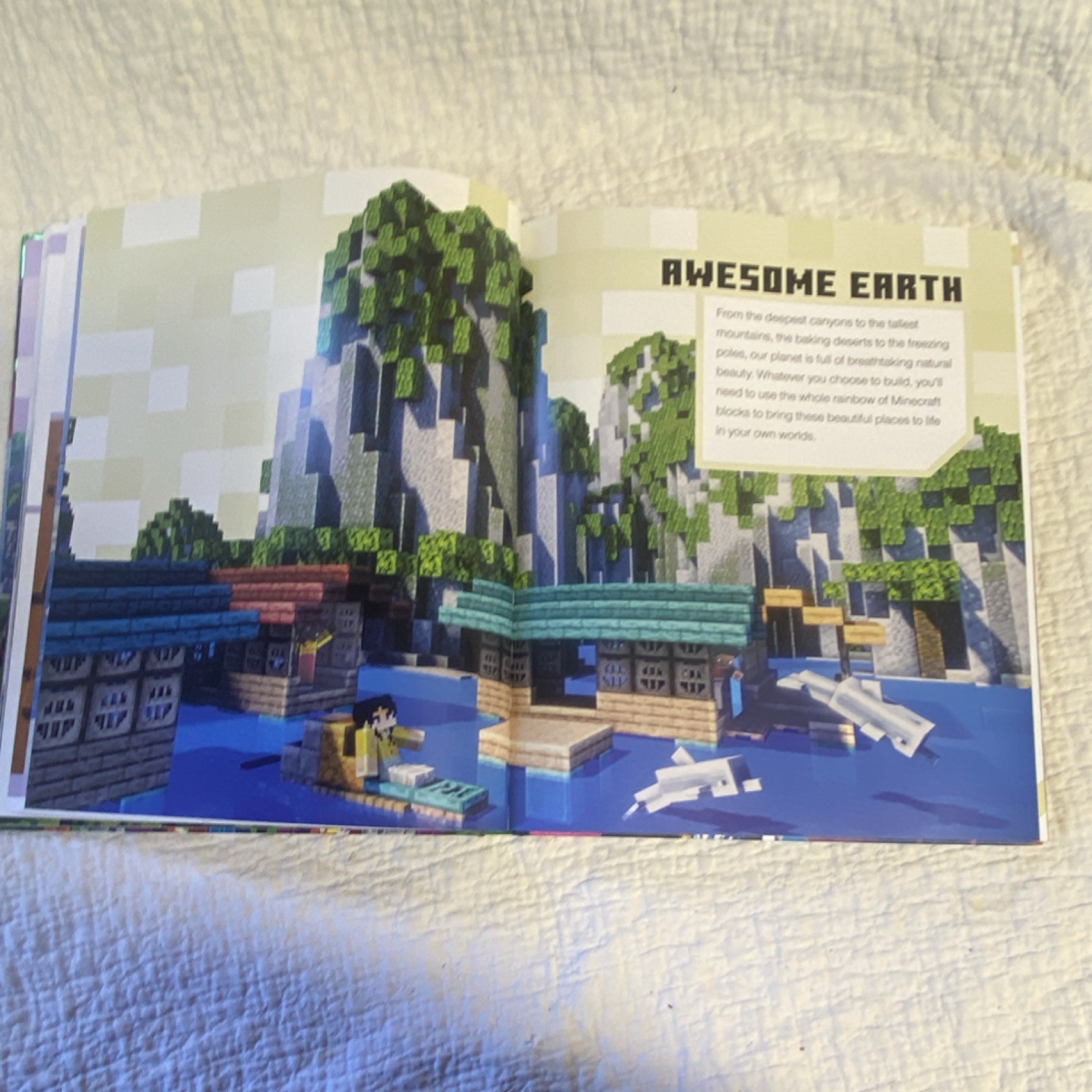 Minecraft The Minecraft Ideas Book 70+ Awesome Builds Hardcover Illustrated 2023