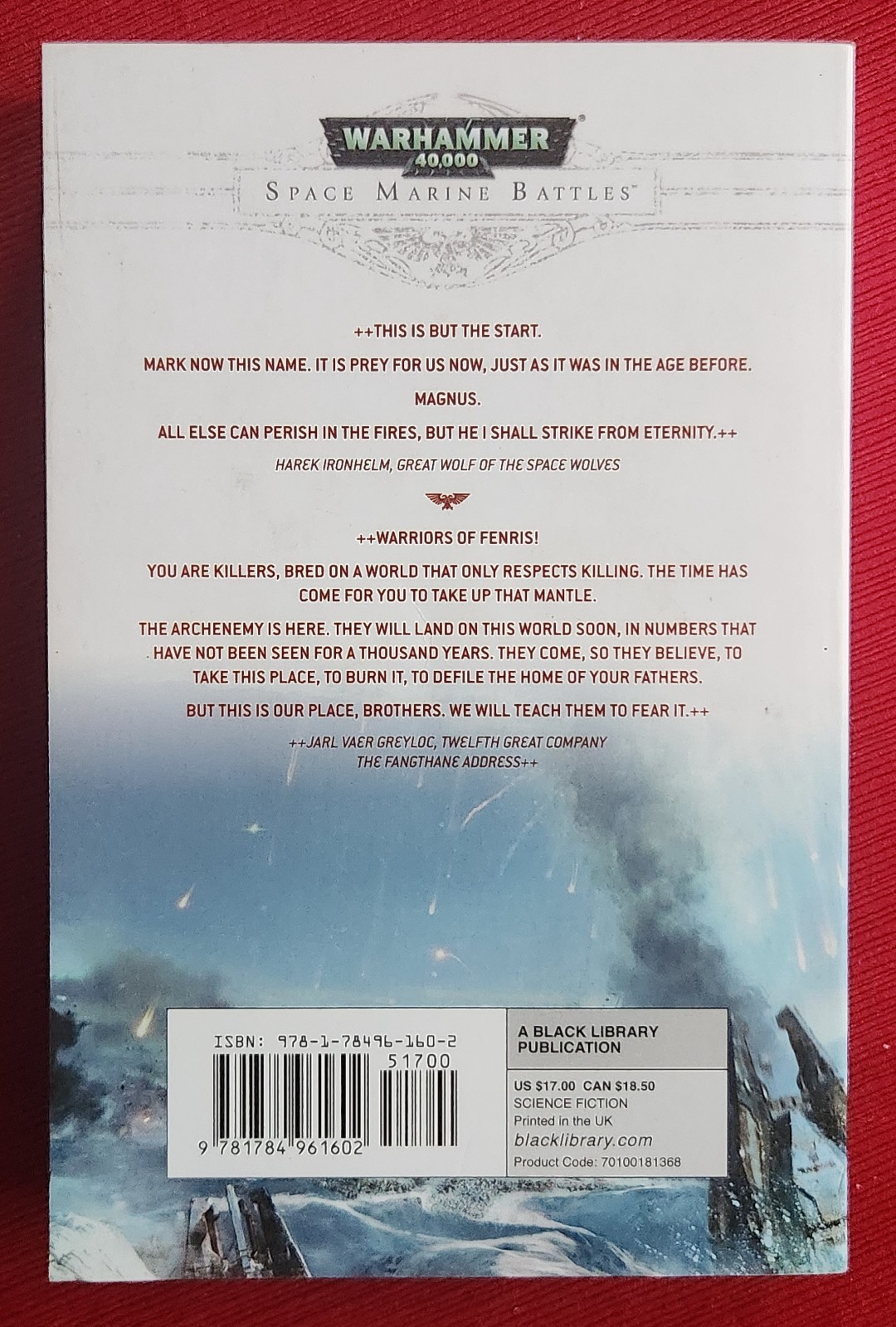 Warhammer 40k Space Marine Battles: War of the Fang Omnibus Black Library OOP