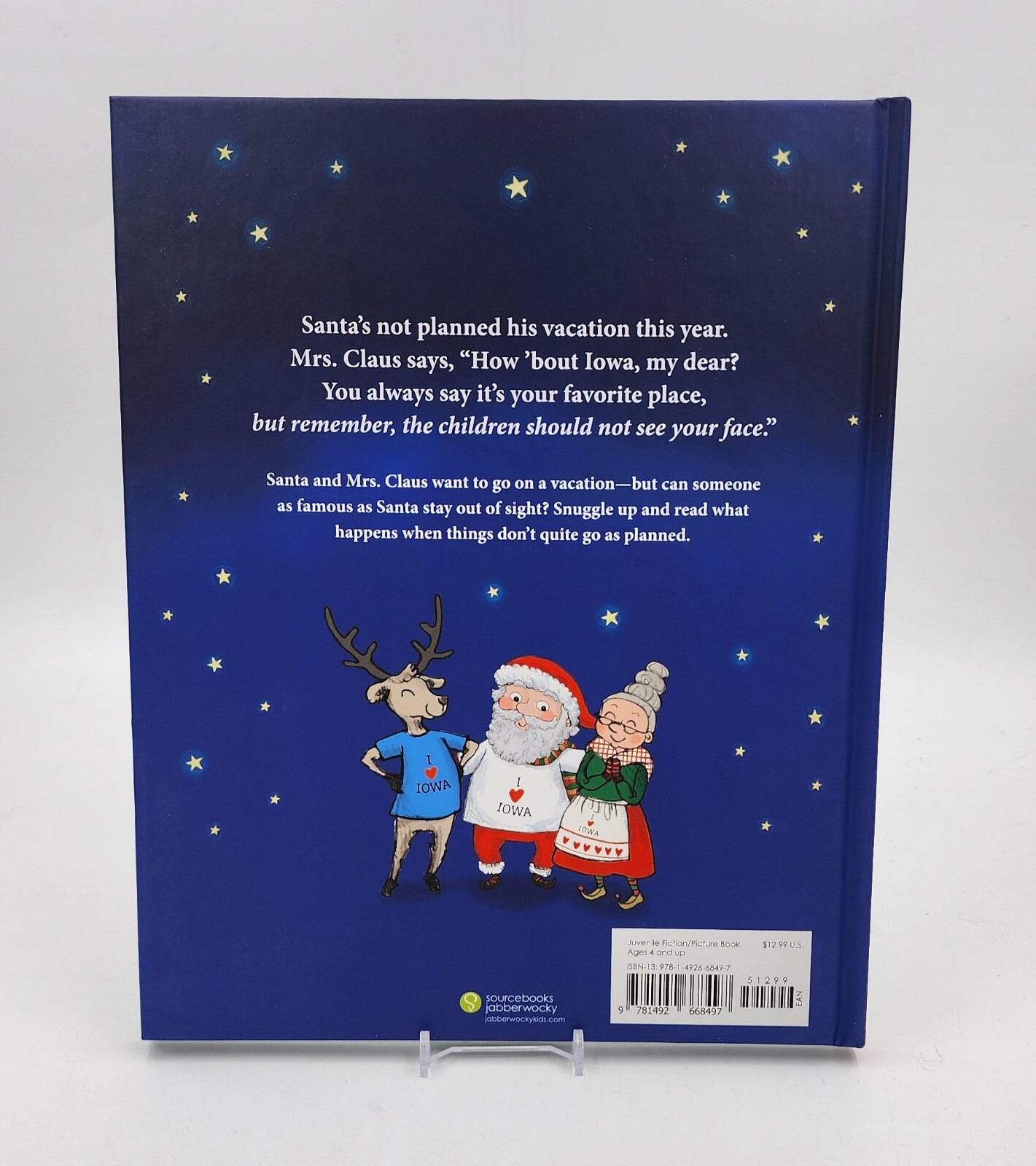 I Saw Santa in Iowa – Hardcover Book By JD Green