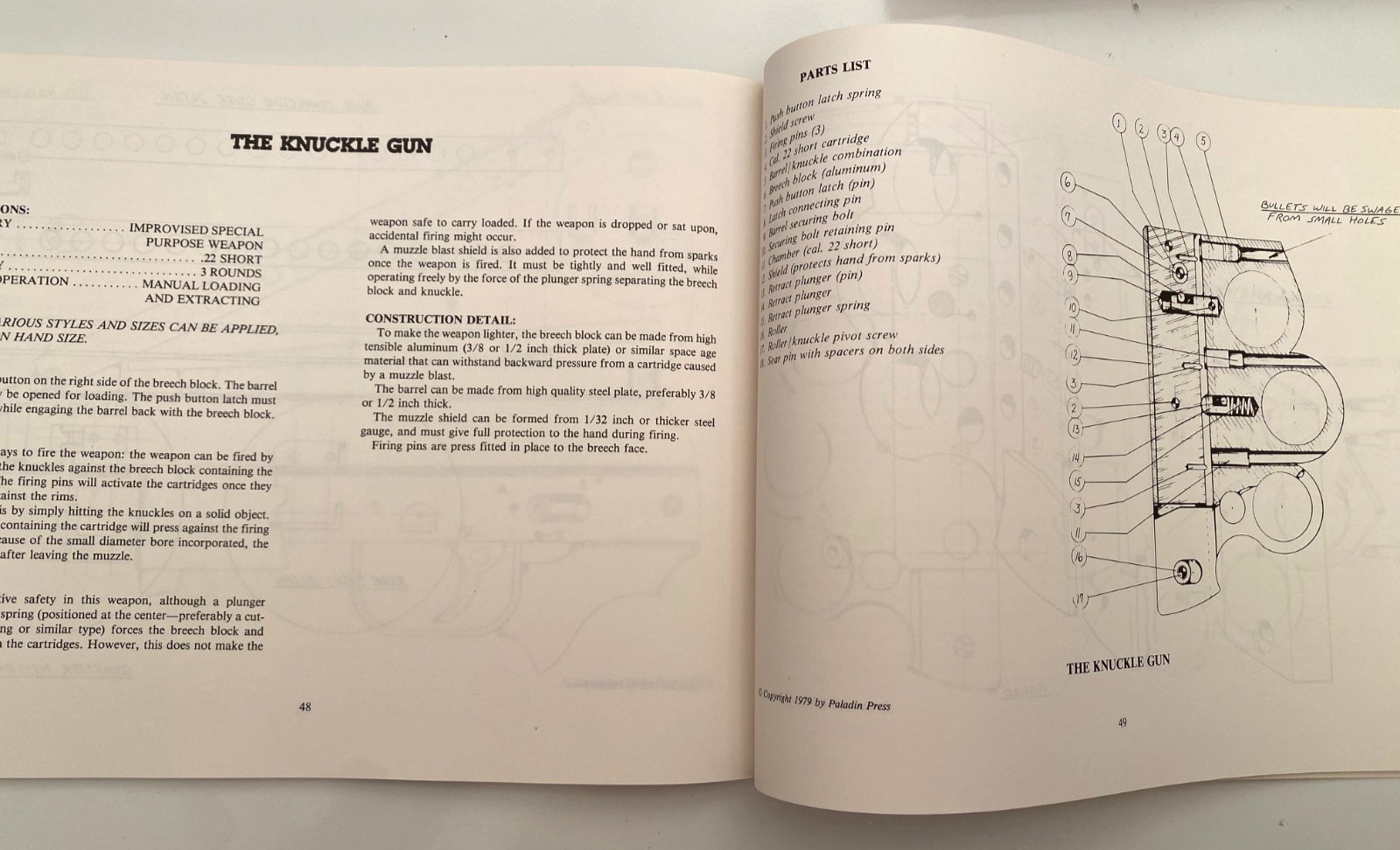 Automatic and Concealable Firearms Design Book Volume II Paperback