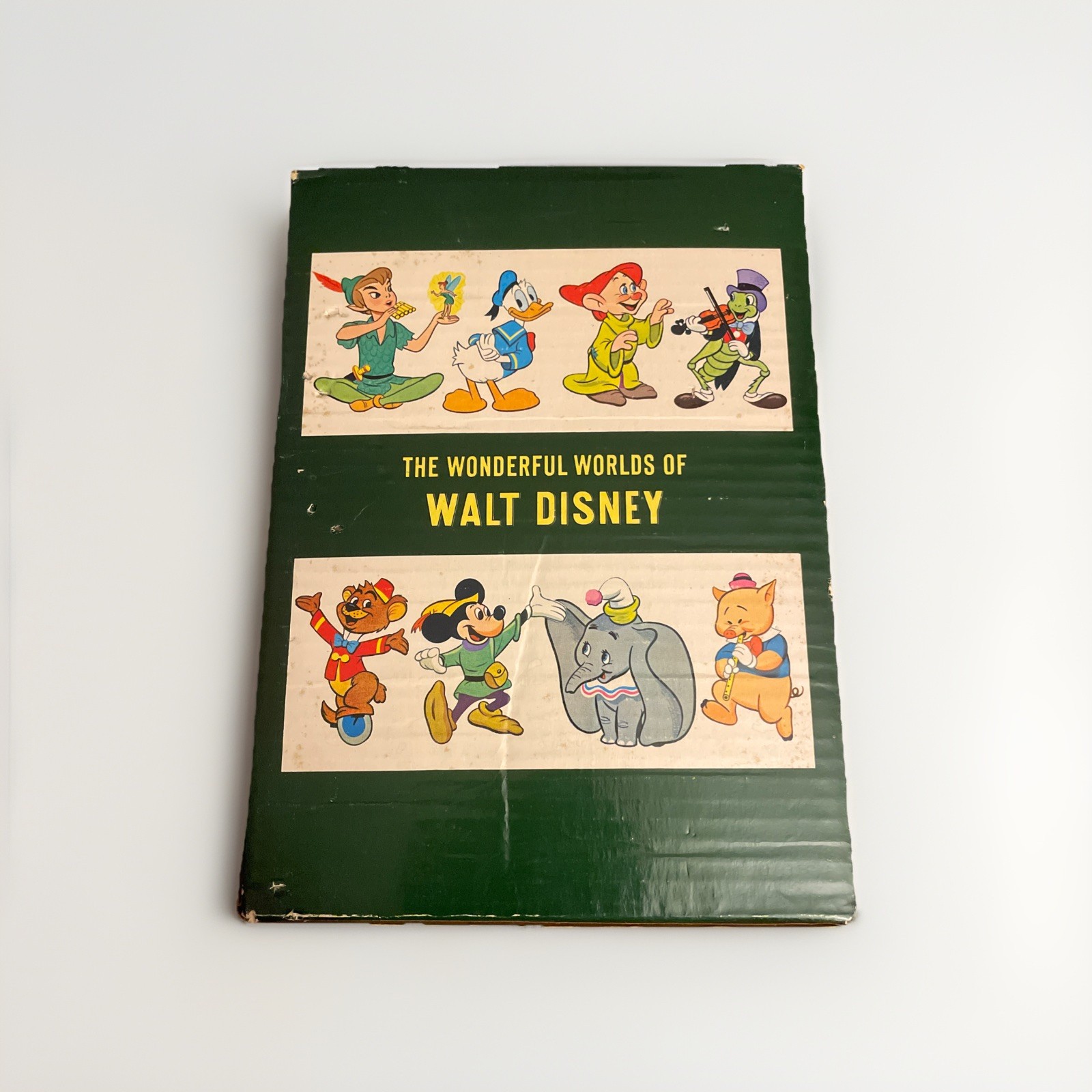 1965 The Wonderful Worlds of Walt Disney 4 Book Boxed Set Golden Press Vintage