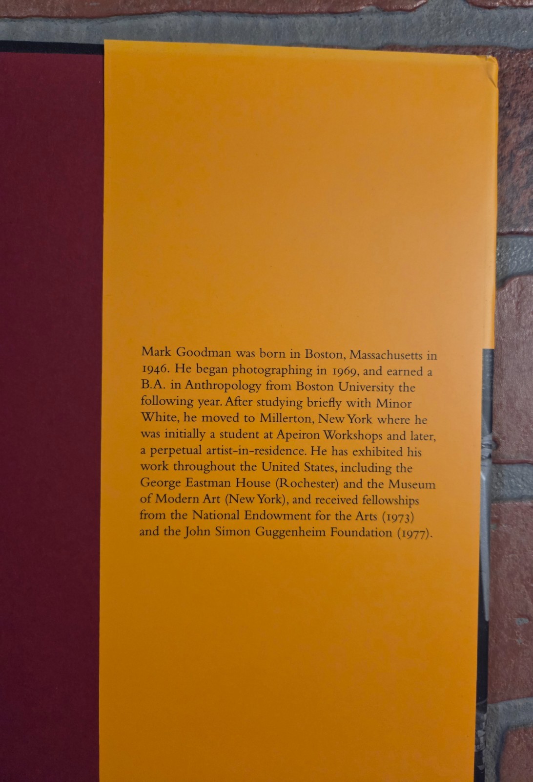 “A KIND OF HISTORY” Millerton,New York 1971-1991 Mark Goodman Photography RARE