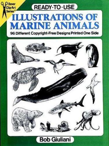 Ready-to-Use Illustrations of Marine Animals: 96 Different Copyright-Free Desig