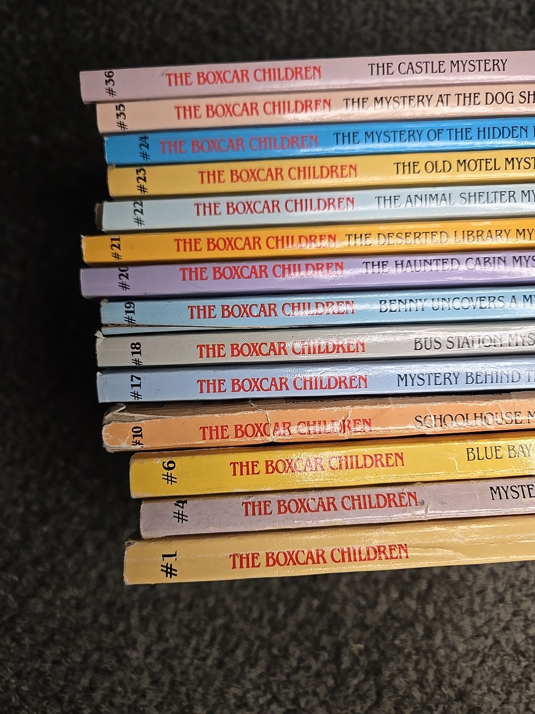 Vintage The Boxcar Children Book Lot of 14 Paperback Books by Gertrude Warner
