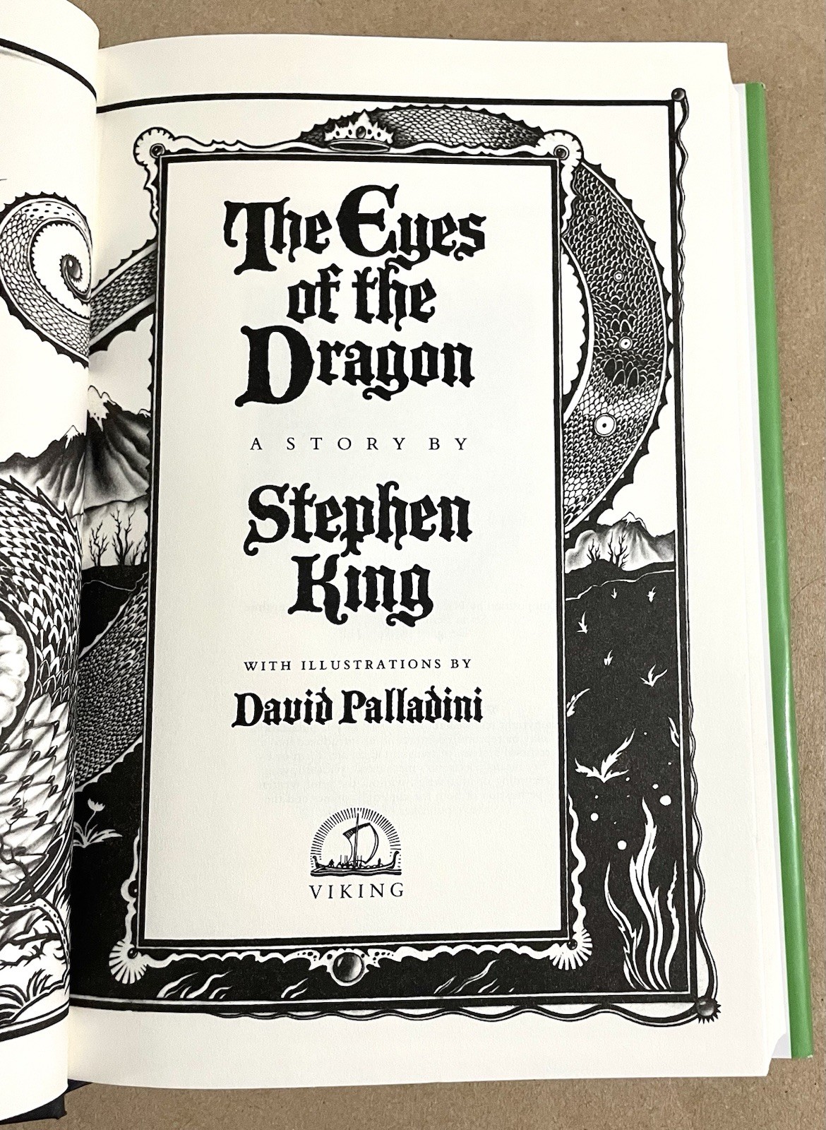 The Eyes Of The Dragon, Stephen King, Full Size Hardcover Book Club Ed (BCE) VG+