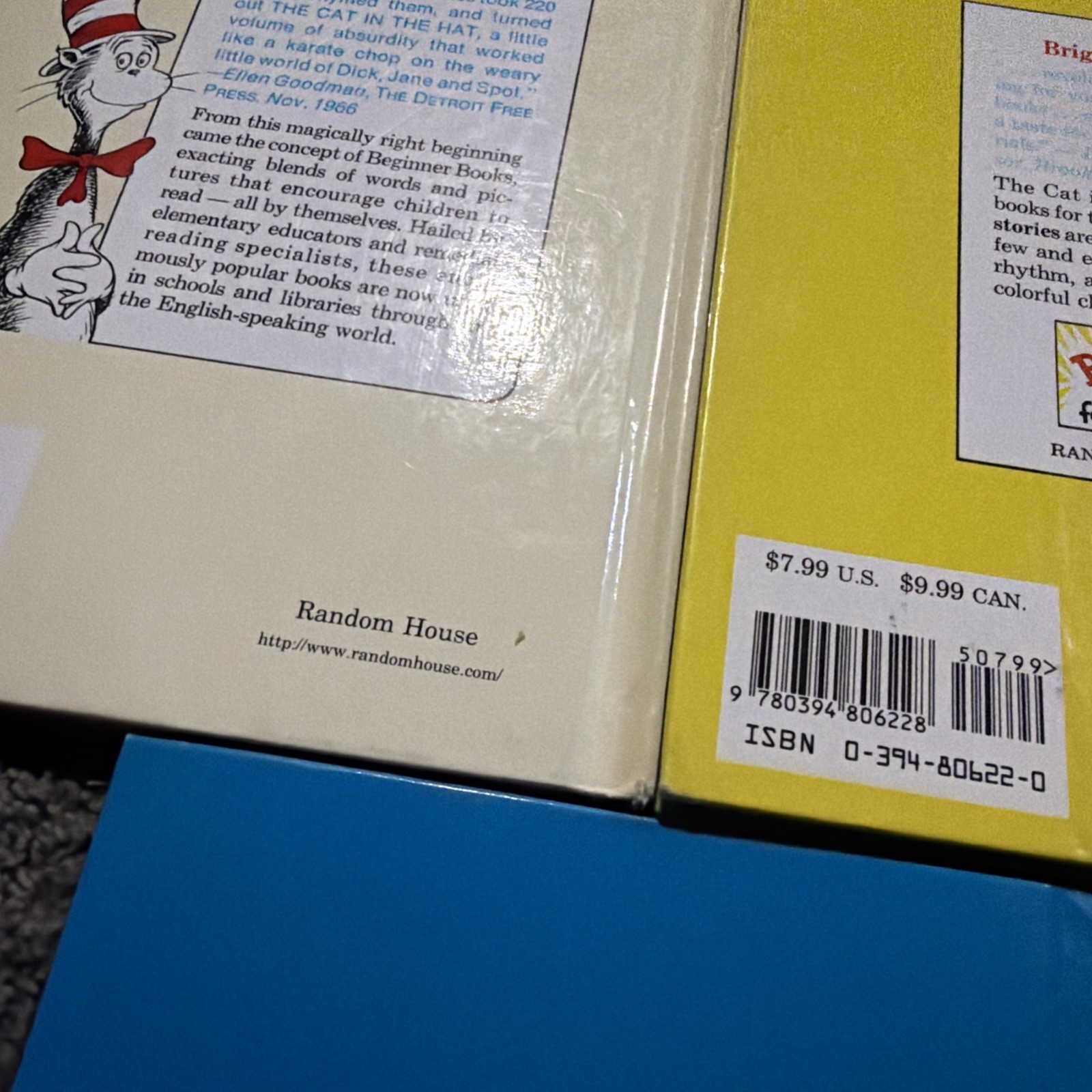 Lot Of 11 Vintage Dr Suess Hardcover Books 1960-1993 Wocket in My Pocket
