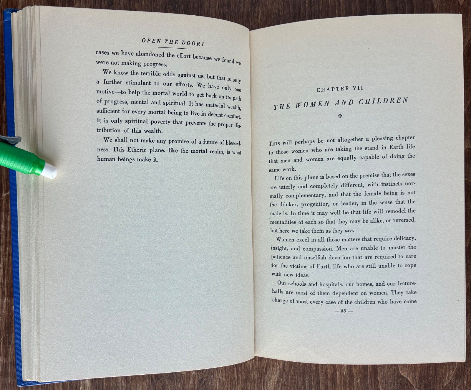 Open the Door! Wilfred Brandon 1938 (W. D. Gann Reading List) Philosophy HC/DJ