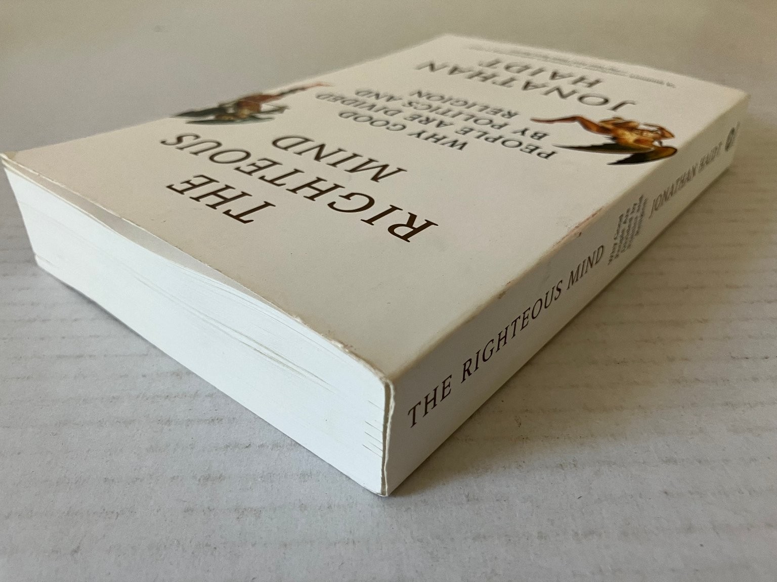 The Righteous Mind Jonathan Haidt 2012 Vintage Books Psychology Philosophy PB