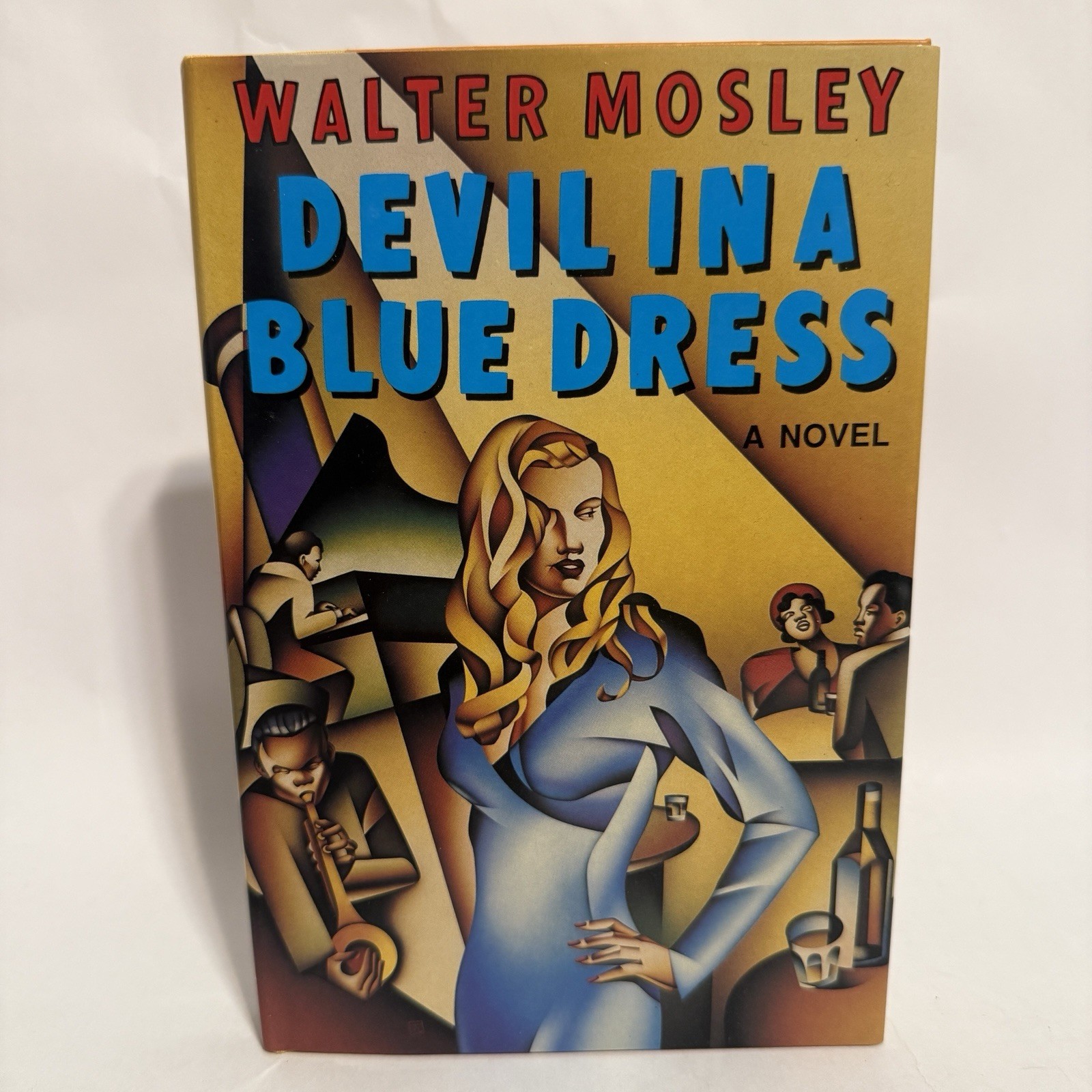 Walter Mosley DEVIL IN A BLUE DRESS Signed 1st Edition 1990 / JLG