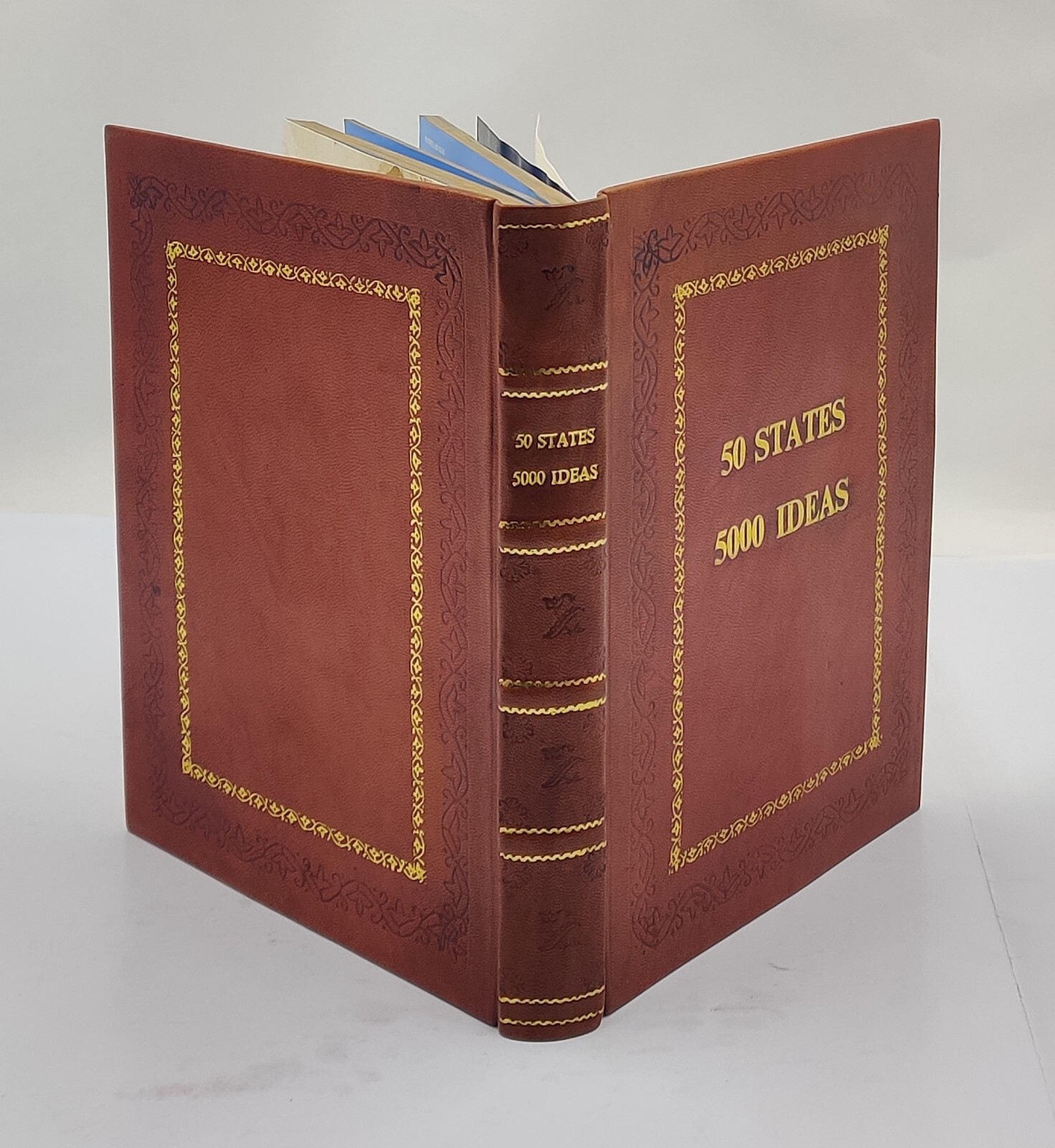 50 STATES, 5,000 IDEAS by Joe Yogerst [PREMIUM LEATHER BOUND]