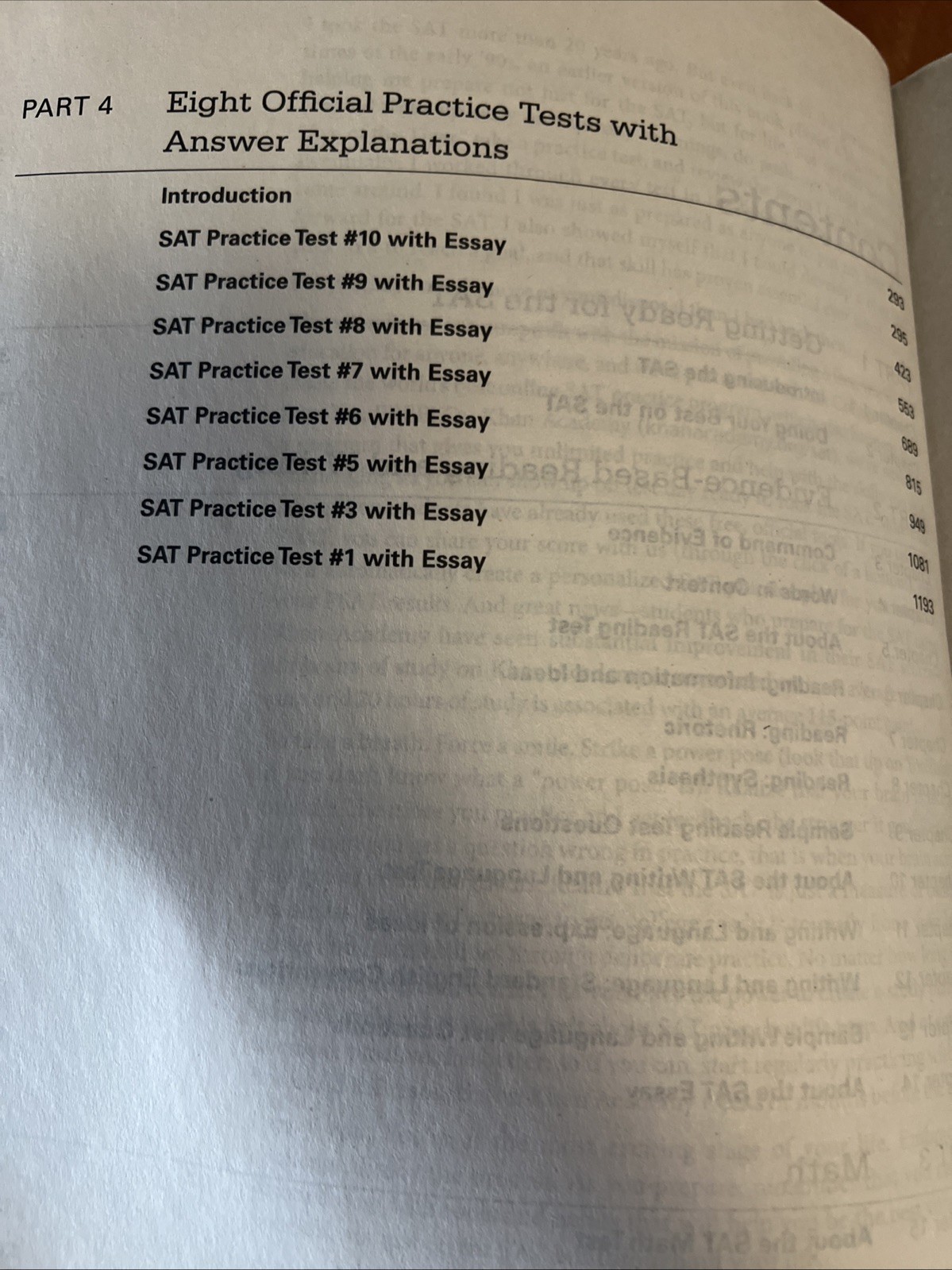 The Official SAT Study Guide College Board Test Prep Exam Practice Book