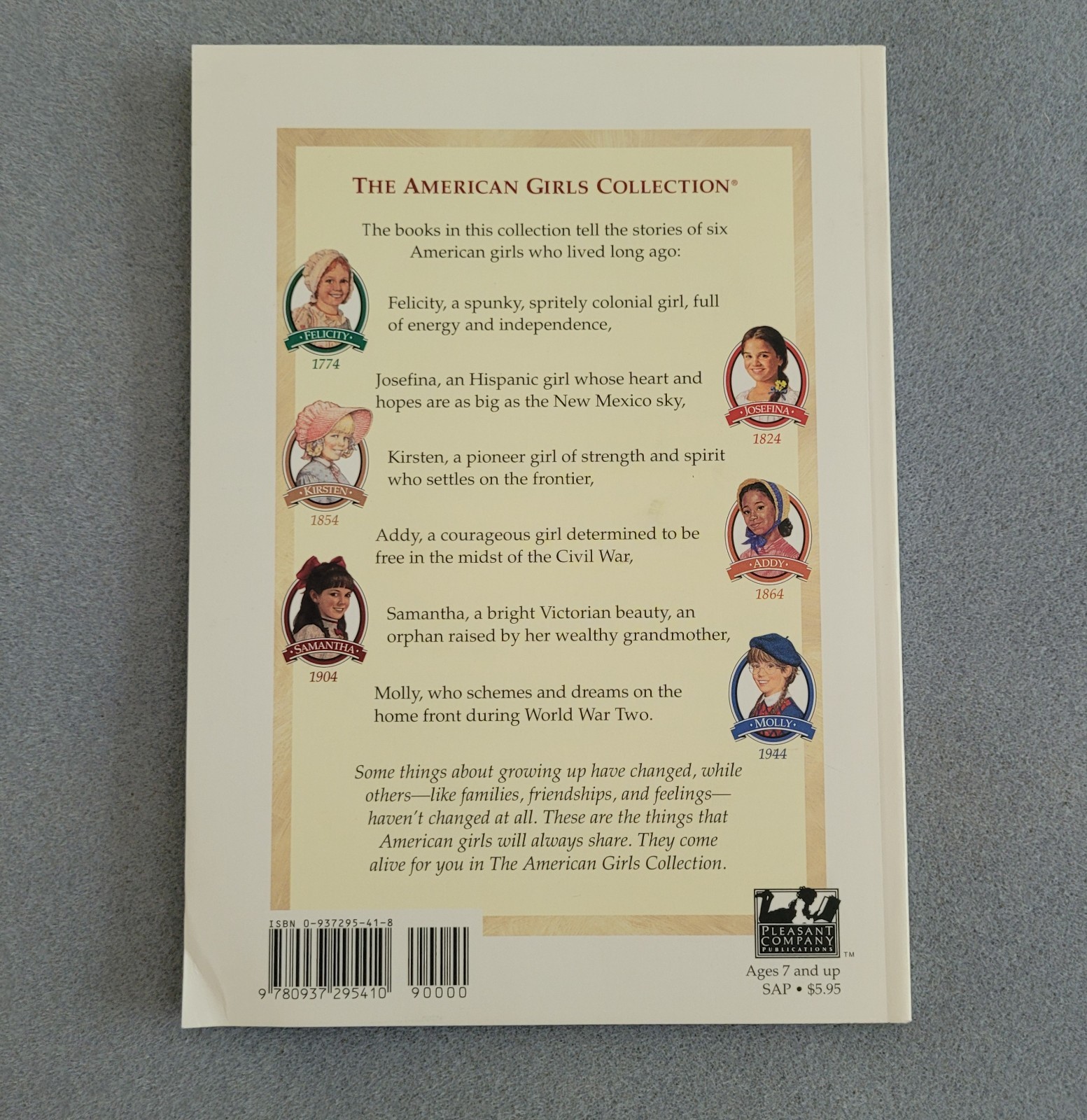 PLEASANT COMPANY American Girl Collection SAMANTHA Book 1-5 by Valerie Trip-1998