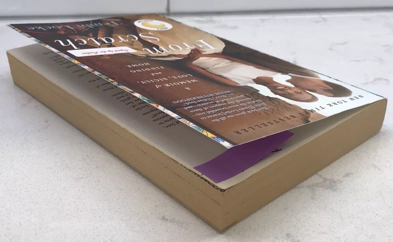 From Scratch by Tembi Locke Memoir of Love, Sicily, & Finding Home SIGNED PB