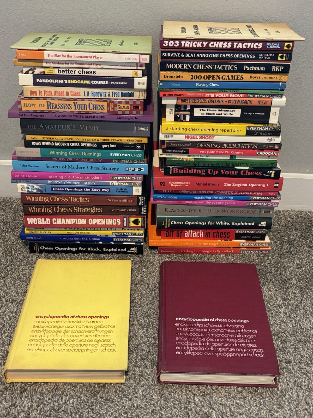 Chess Book Lot Collection – 50 Books