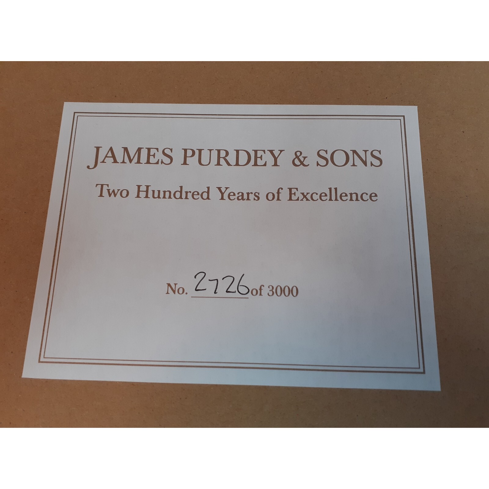 DALLAS D BOOK JAMES PURDEY & SONS GUN AND RIFLE MAKERS Purdeys special issue NEW
