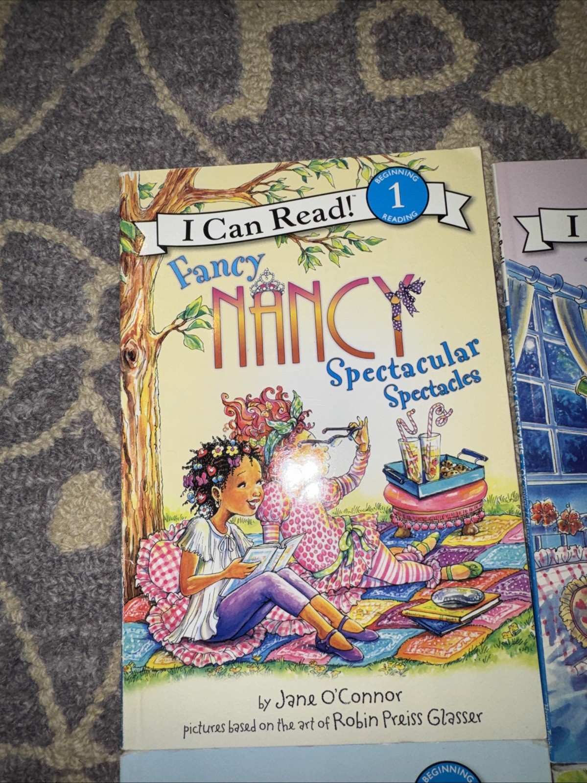 Vintage Fancy Nancy I Can Read Lot 5 Books + JoJo Magic 6pk Level 1