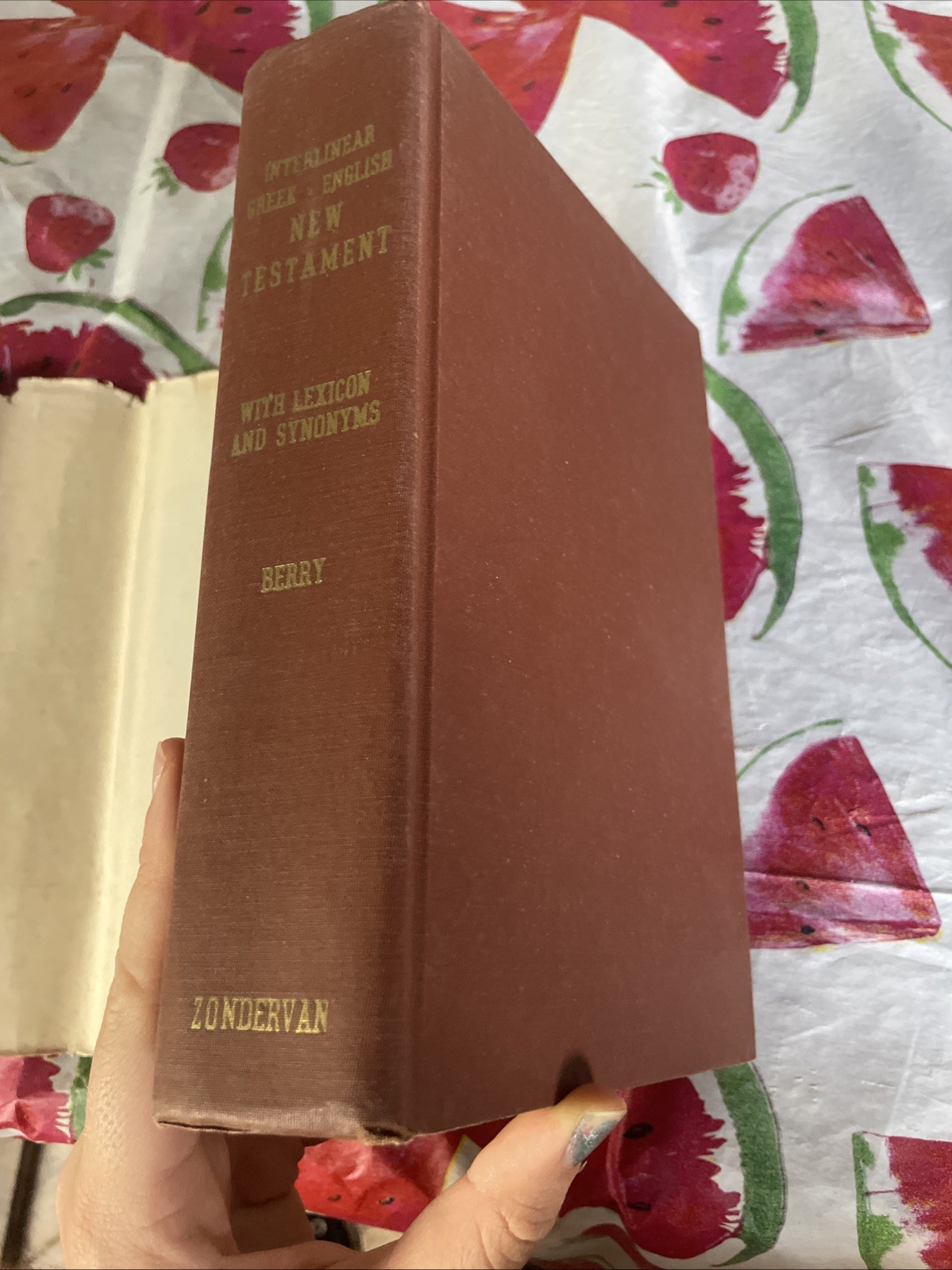 1963 The Interlinear Greek-English New Testament Bible George Ricker Berry