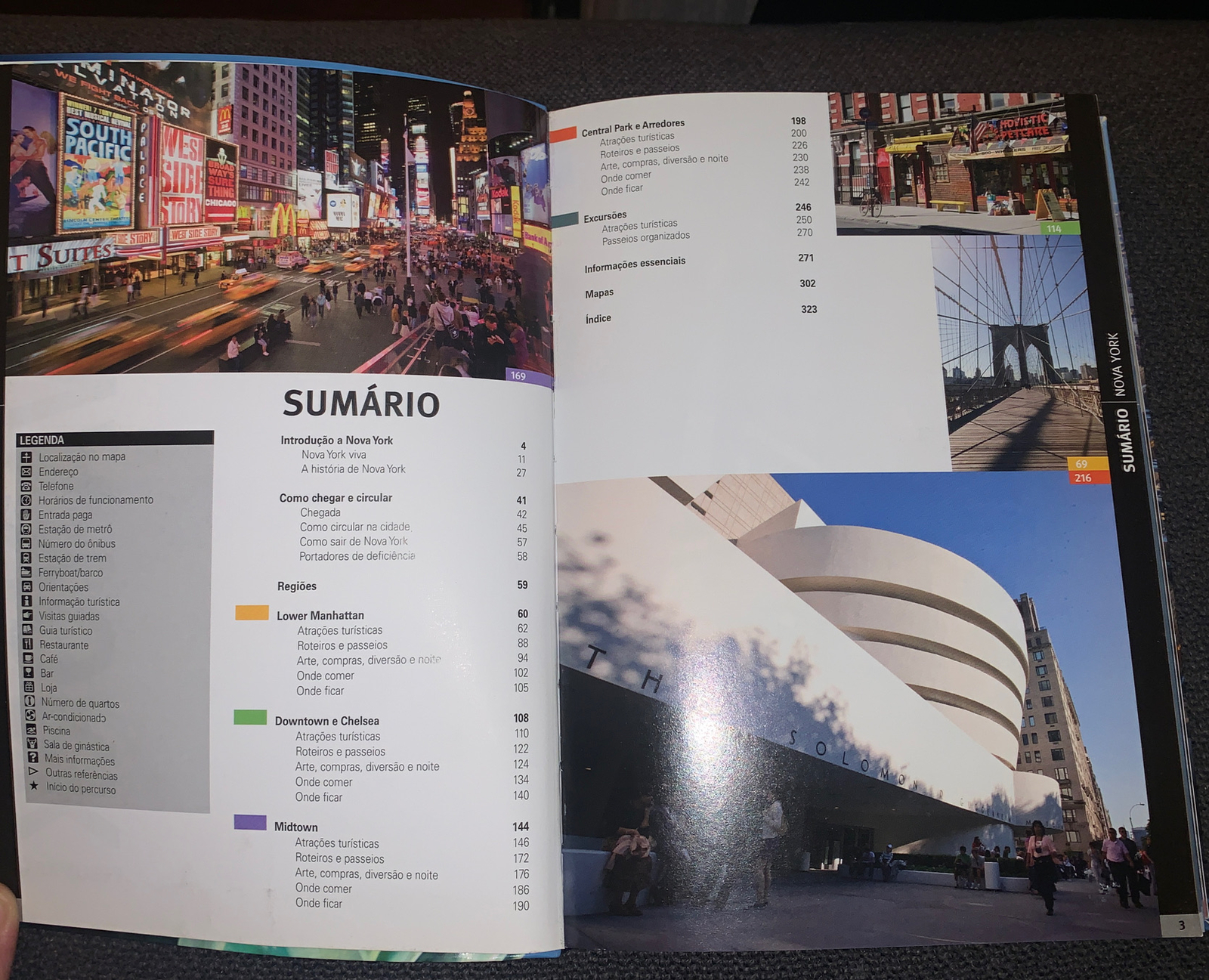Keyguide Guia Nova York 2009 Travel Guide Brazil Portuguese Language 340 Pages