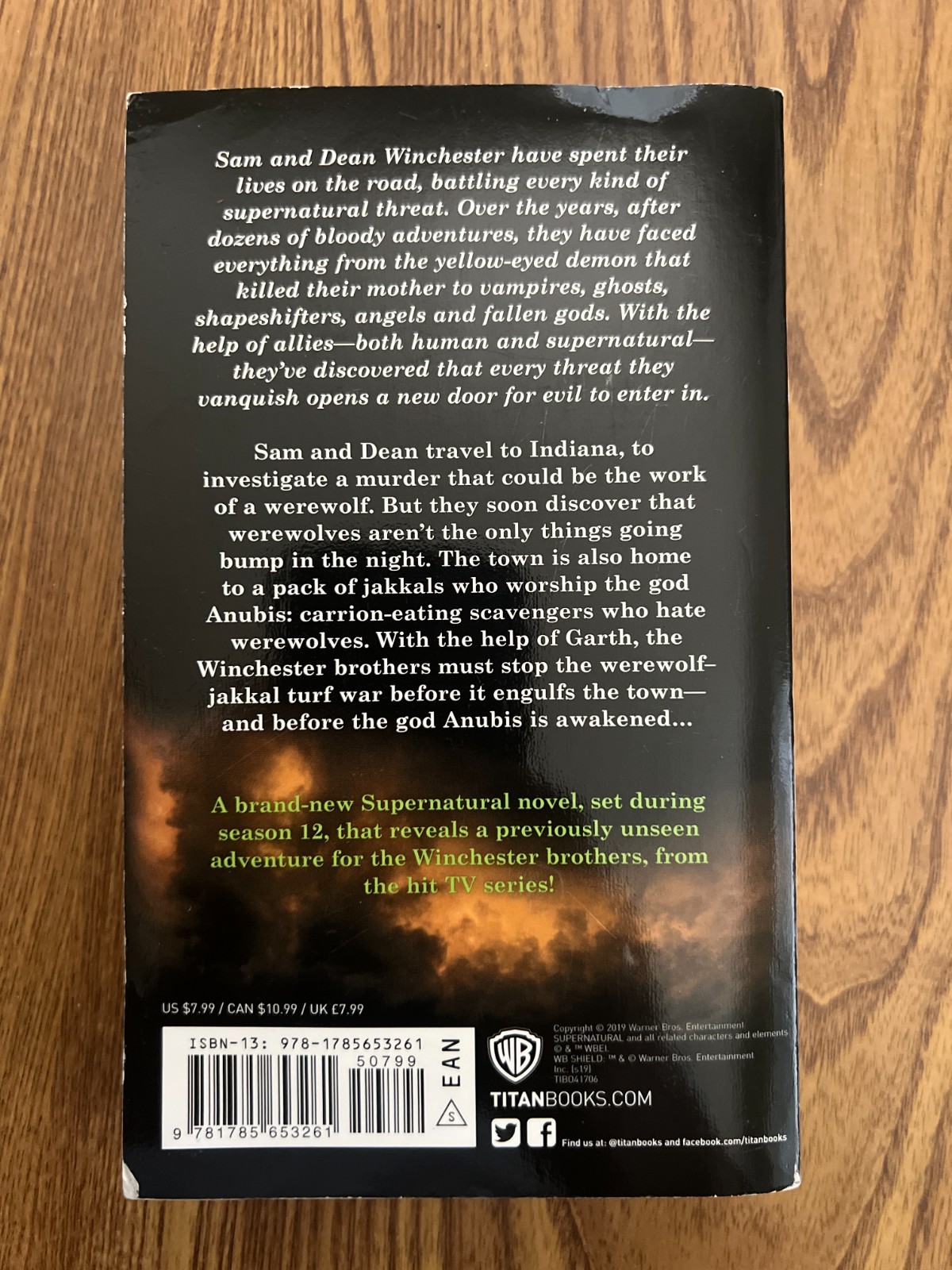 GOOD Supernatural – Children of Anubis by Tim Waggoner (2019, Mass Market)